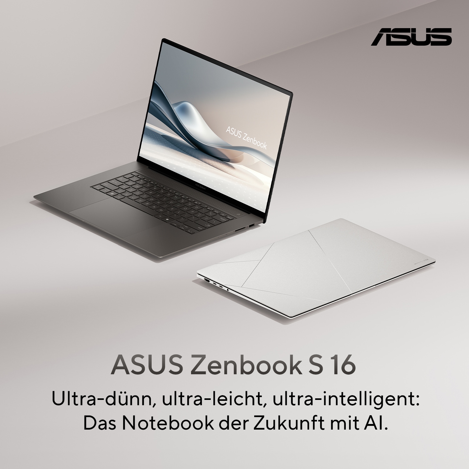 Asus Gaming-Notebook »Zenbook S 16 R9 HX 370 32 1TB UM5606WA-RK160X«, 40,6 cm, / 16 Zoll, AMD, Ryzen, 1000 GB SSD