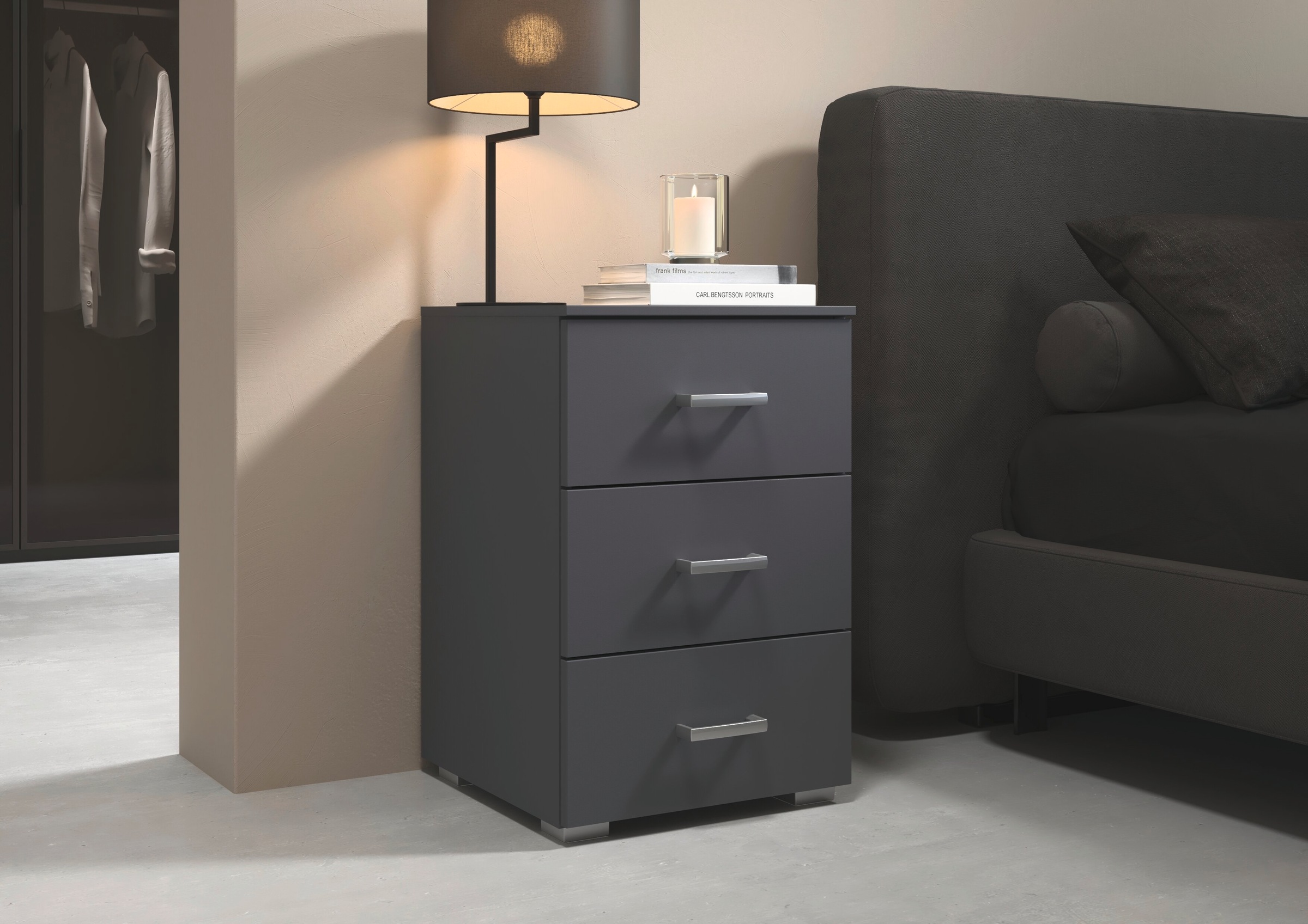 rauch Nachtkommode "Gamma" Breite 40 cm / Höhe 61 cm, verschiedene Griffvar günstig online kaufen