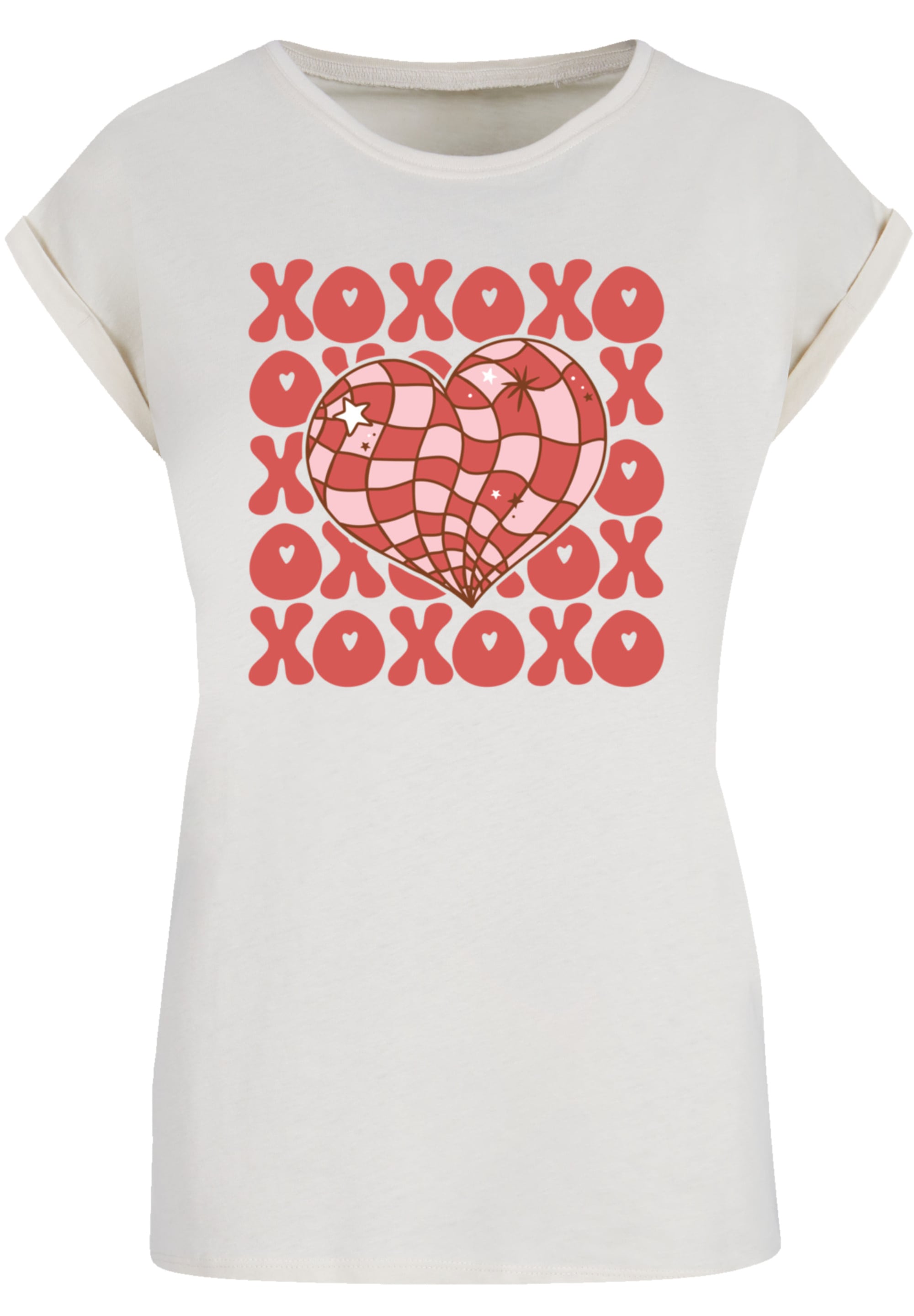 F4NT4STIC T-Shirt »XOXO Herz Love«, Premium Qualität