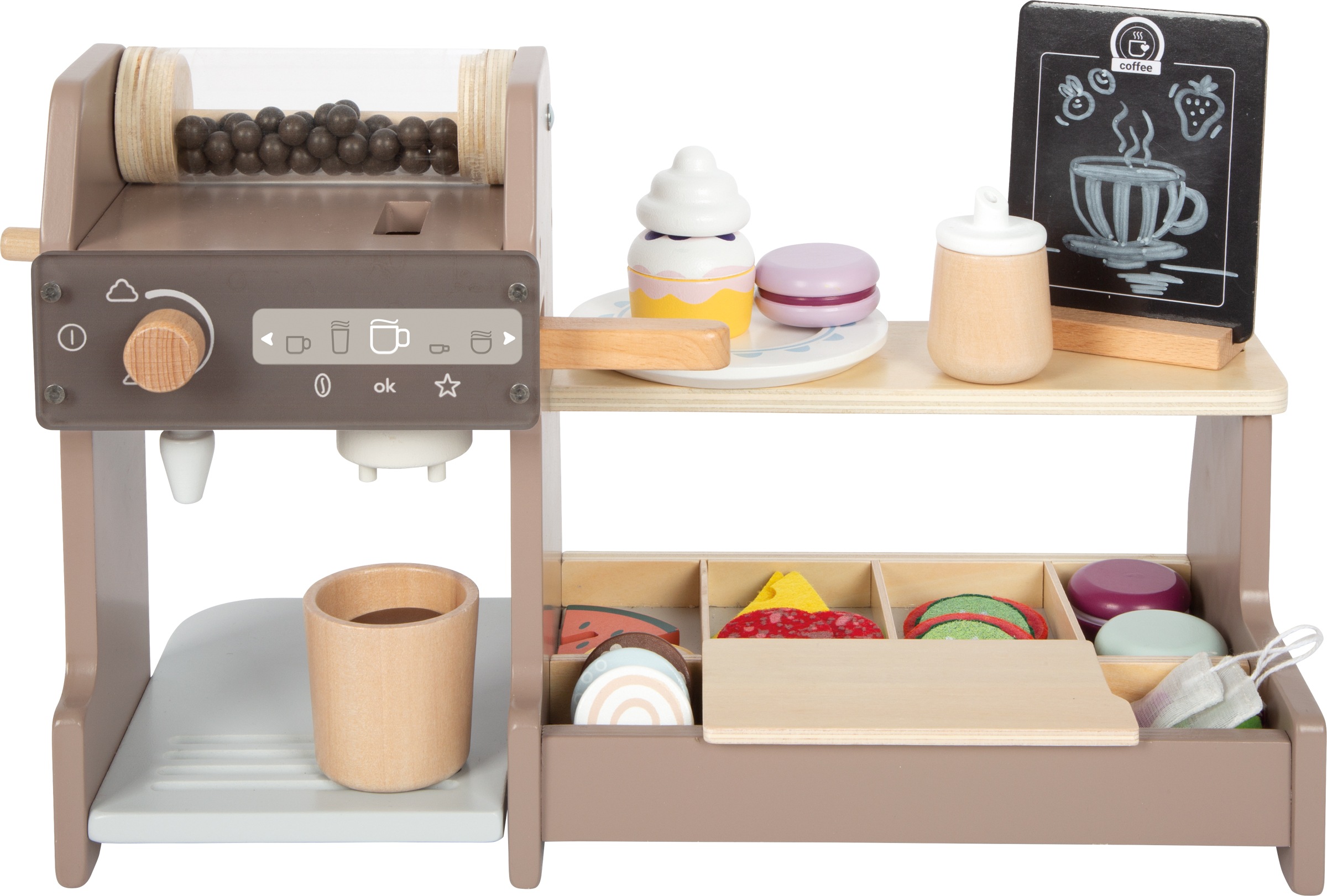 Small Foot Spielküche »Barista Café-Set, 35x16x22 cm«