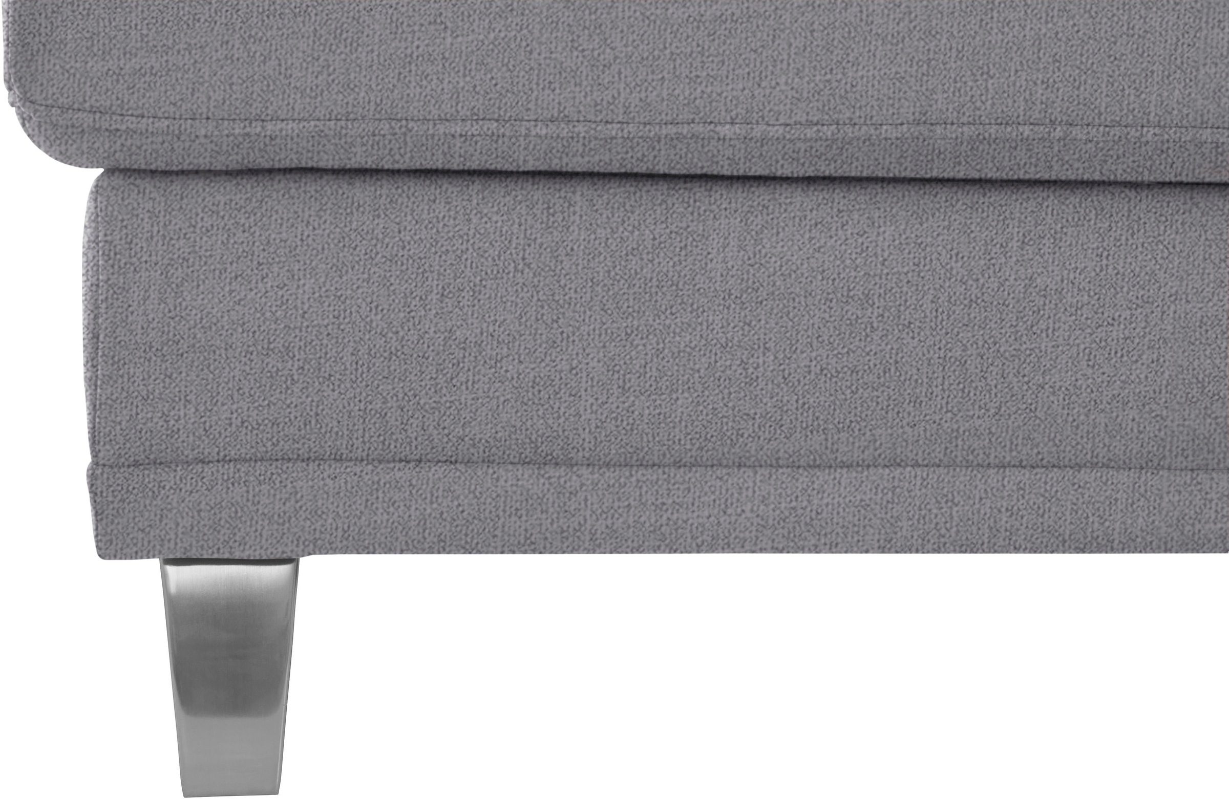 sit&more Ecksofa »Clio L-Form«, wahlweise mit Bettfunktion oder Vorziehsitz und Bettkasten, Federkern