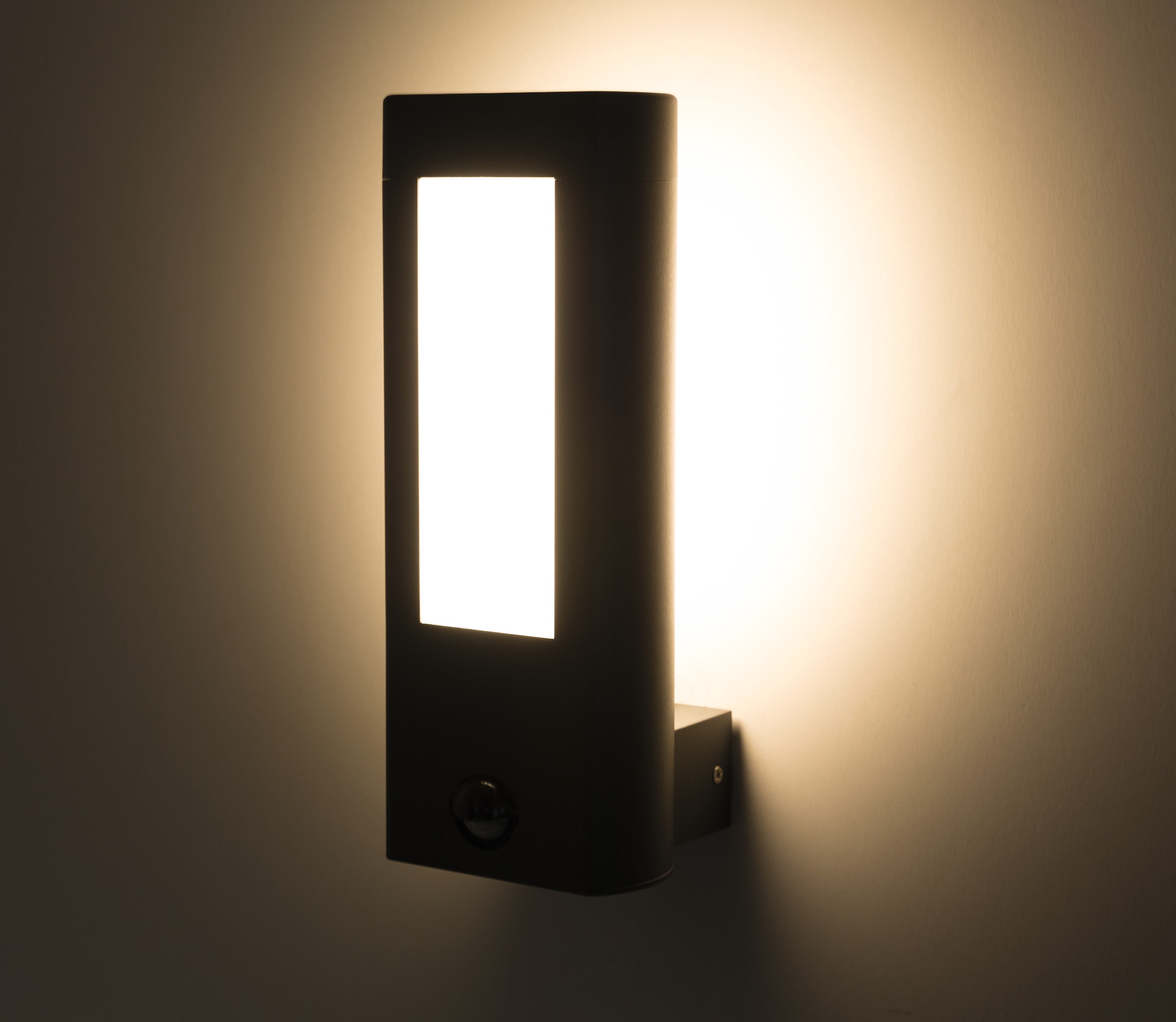 HEITRONIC LED Wandleuchte »Amarillo«, flammig-flammig, Poller- großflächiger | BAUR Lichtaustritt,Bewegungsmelder Außenlampe, 1