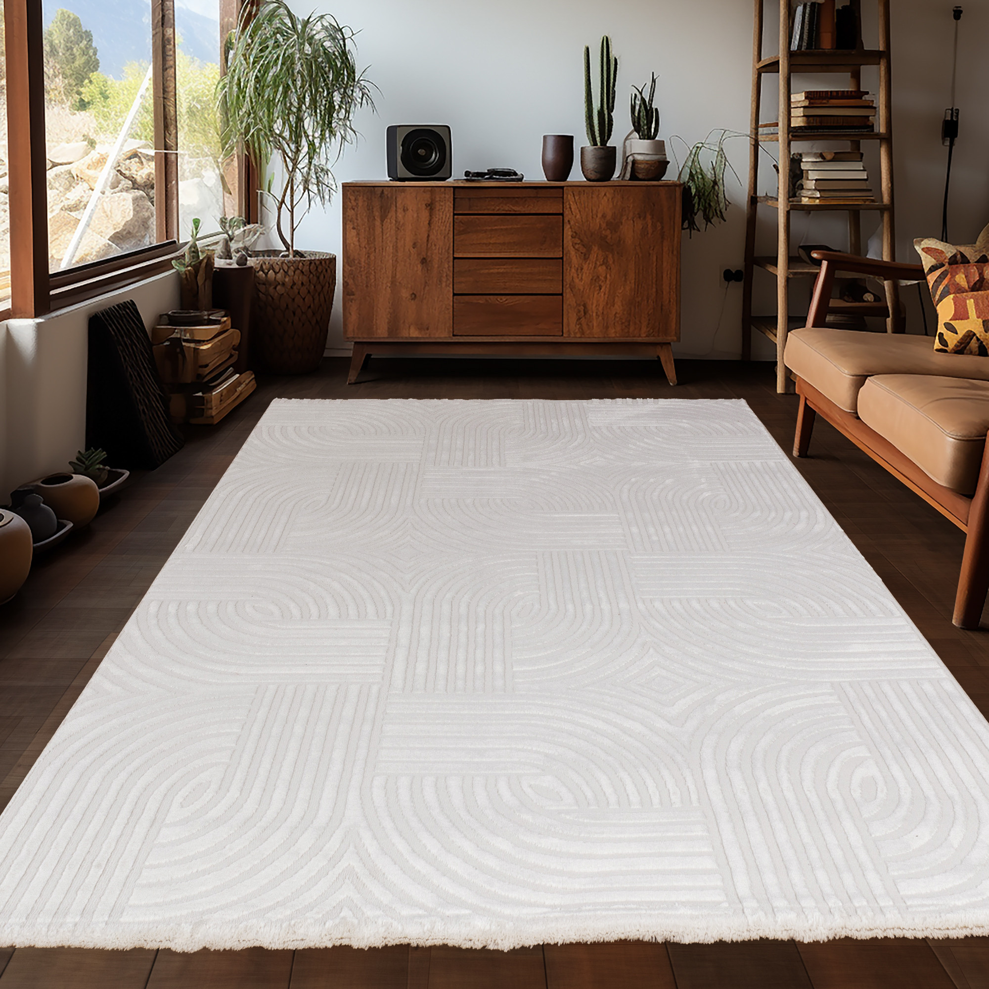 Ayyildiz Teppiche Teppich "SAHARA 1112, auch als Läufer" rechteckig 12 mm Höhe Pflegeleicht / Strapazierfähig / Trend Colors/ Wohnzimmer