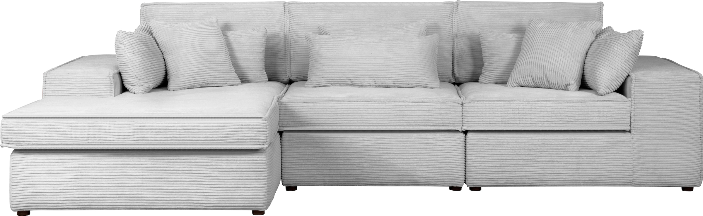 RAUM.ID Ecksofa »Florid L-Form«, 3 Teile, bestehend aus Modulen, viele Bezugsqualitäten, auch in Cord