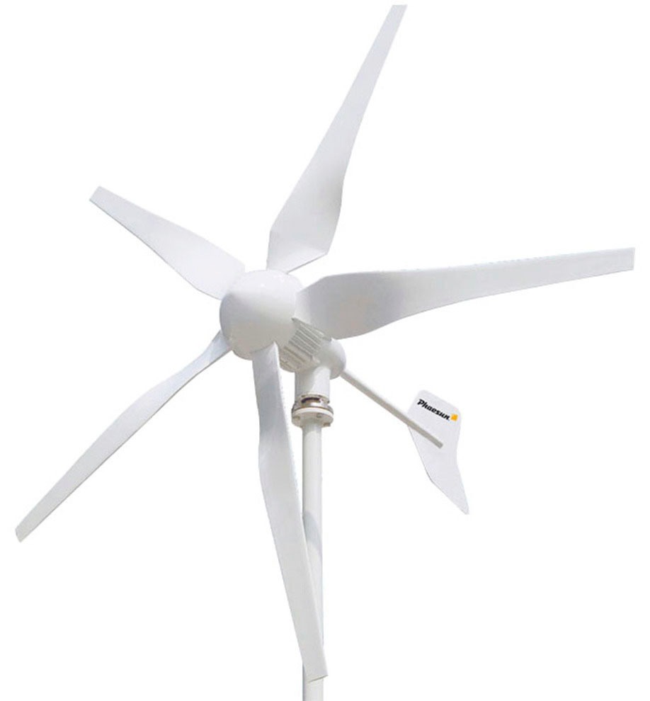 VICTRON ENERGY Windgenerator "Phaesun Stormy Wings 3000_48", B:67cm L:54cm Ø:152cm, weiß, Windgeneratoren