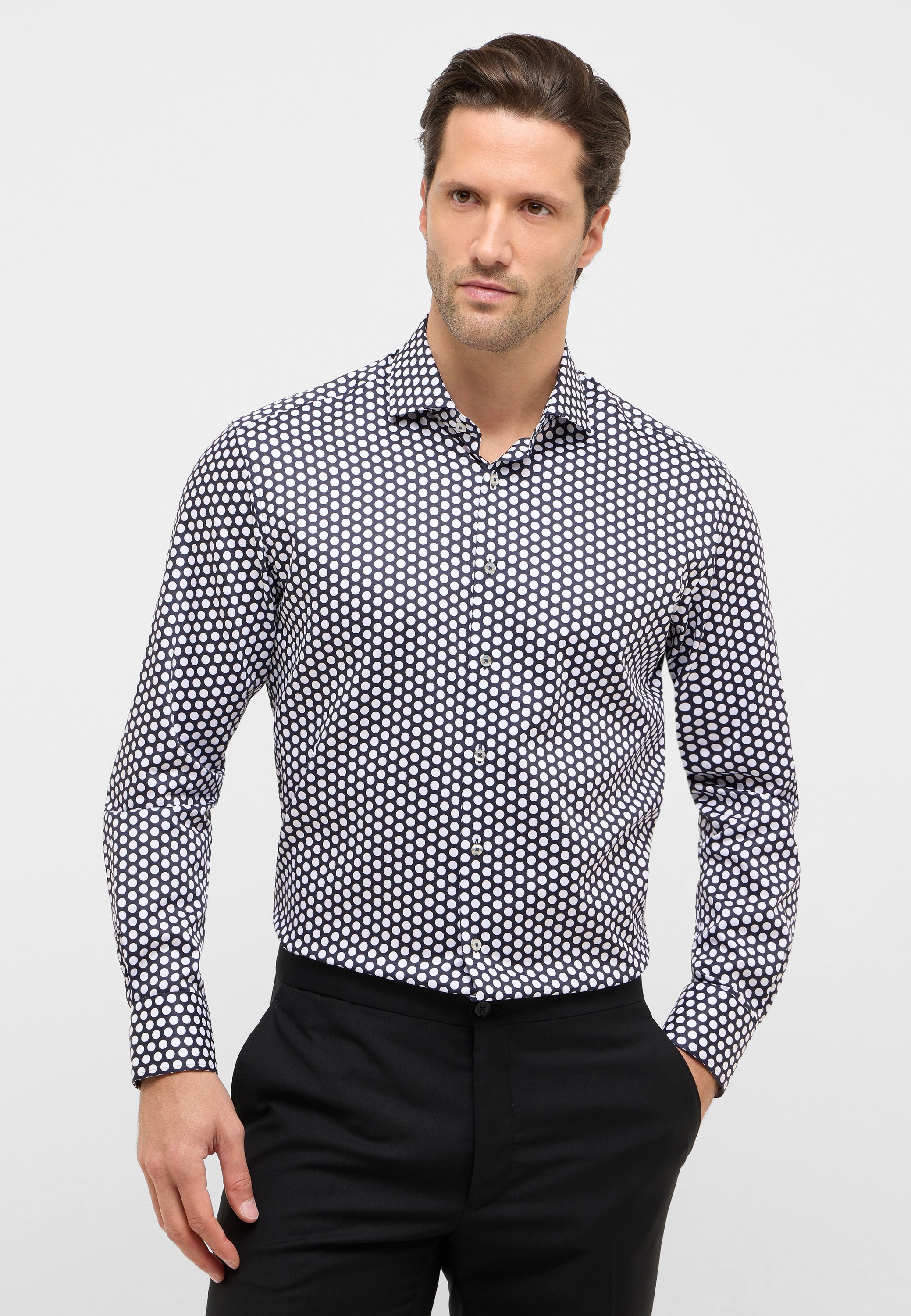 Eterna Langarmhemd »MODERN FIT« NON IRON (bügelfrei)