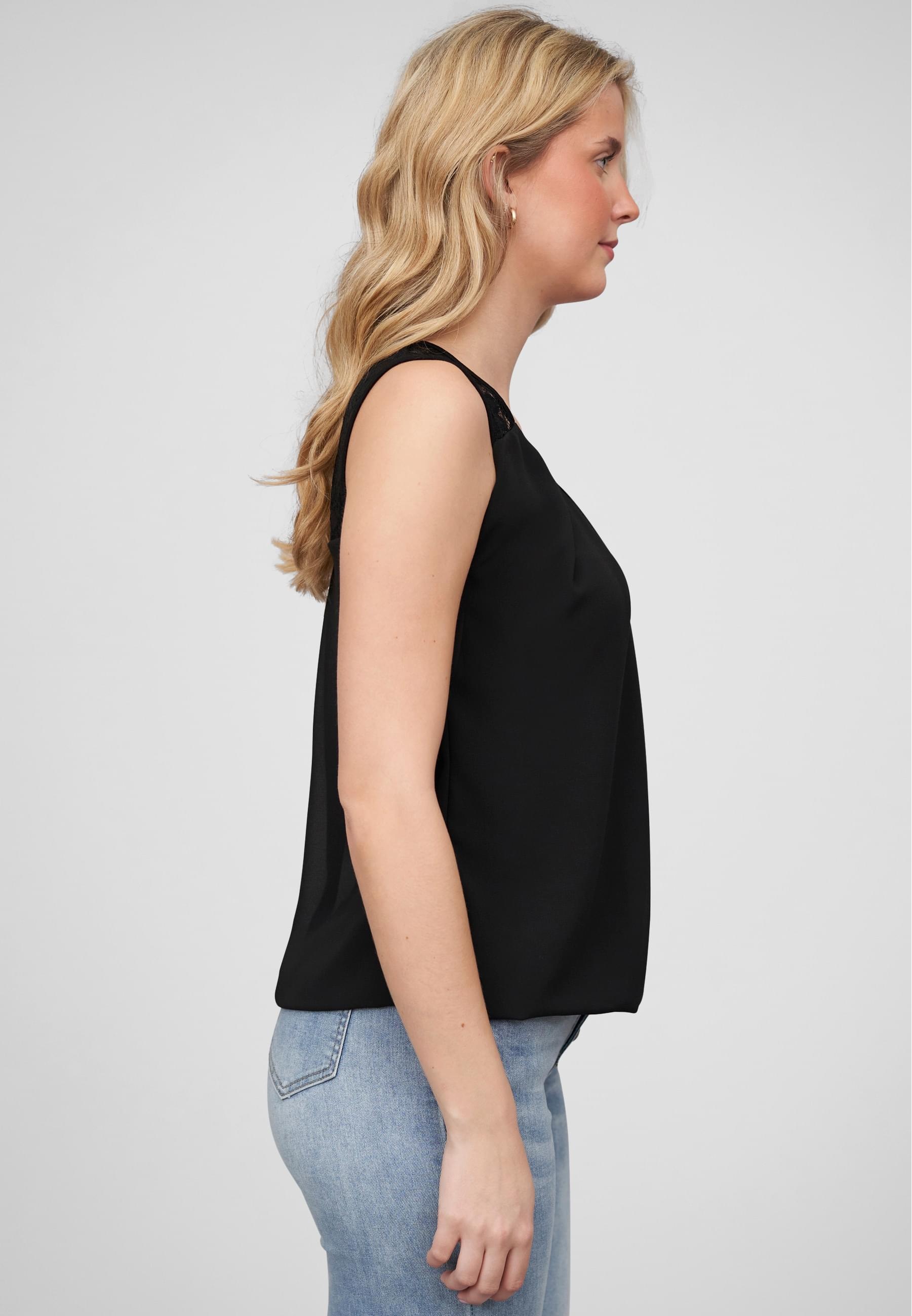 CLOUD 5IVE Klassische Bluse »CLOUD 5IVE Damen Cloud5ive Damen Chiffon Top mit Spitzendetails«