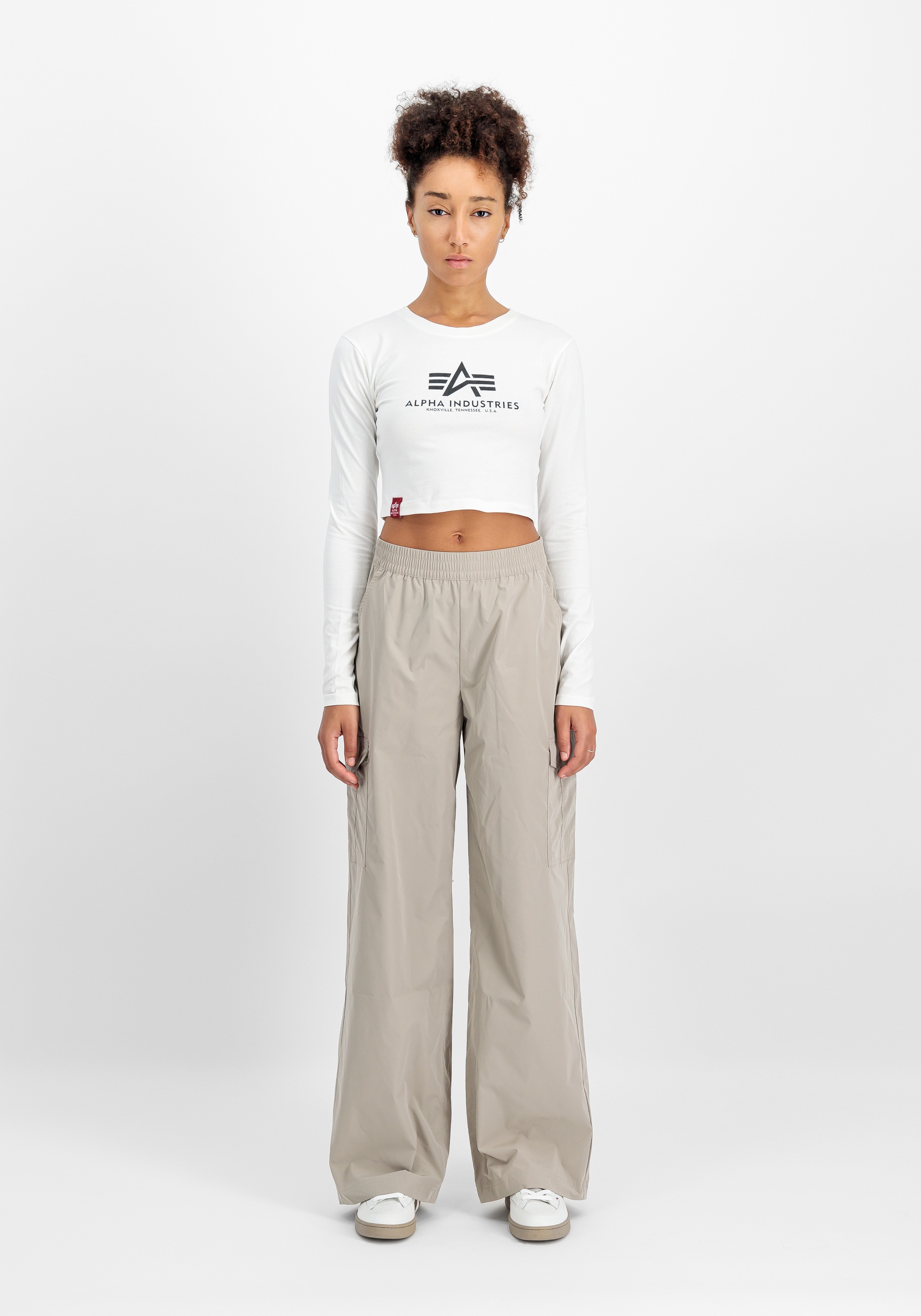 Alpha Industries Sweater »Alpha Industries Women - Longsleeves Basic Cropped LS Women«