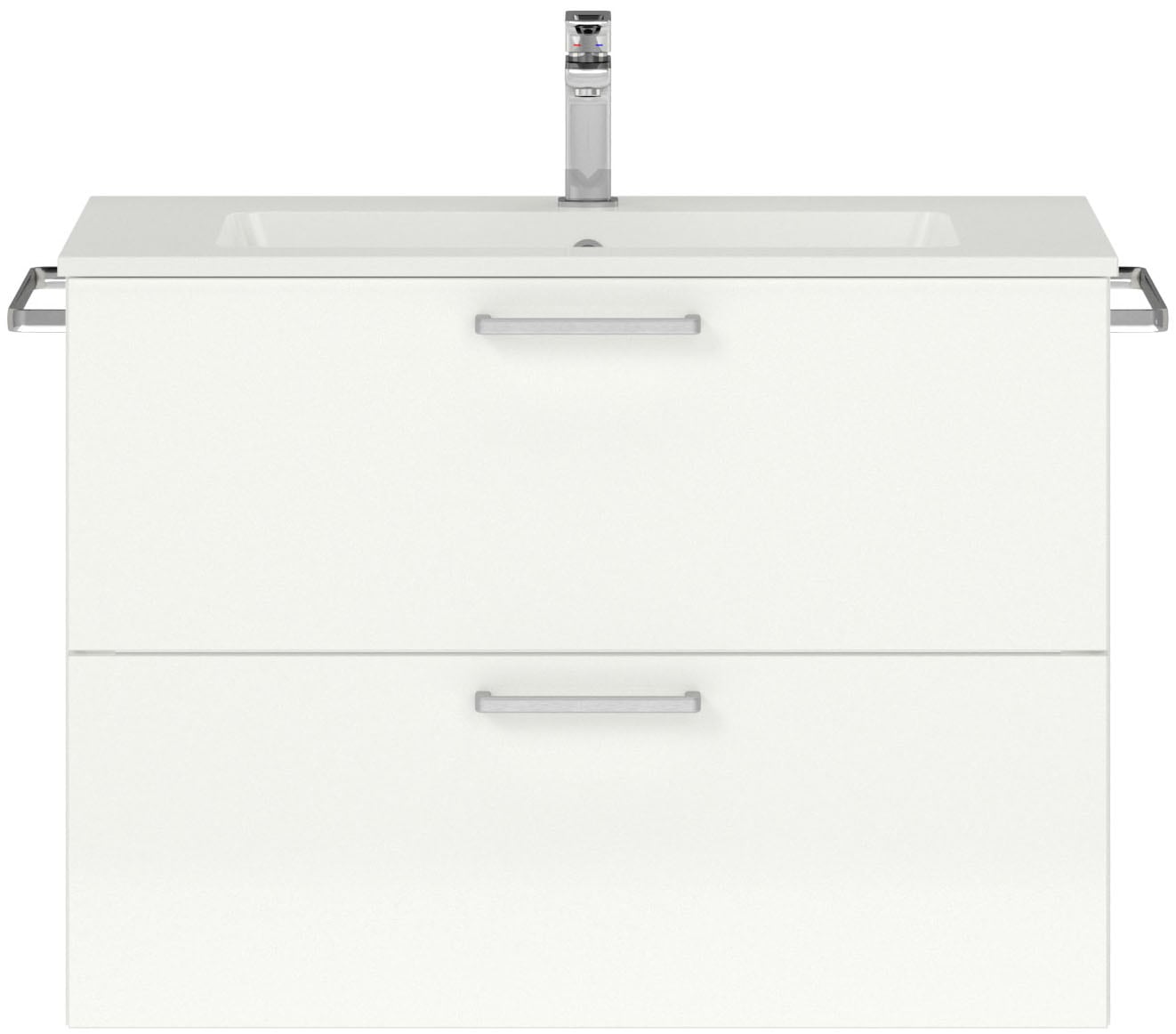 nobilia Waschtisch-Set "Tolvina" vormontiert, mit Soft-Close, 1 Stk. tlg.