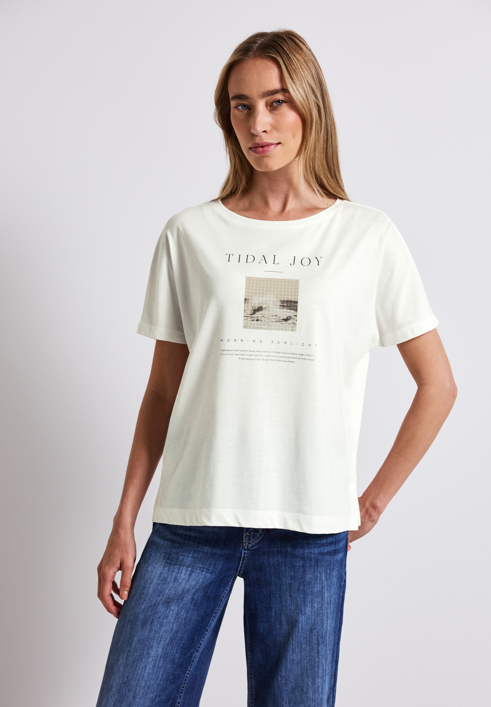 STREET ONE Print-Shirt, im soften Baumwoll-Mix günstig online kaufen