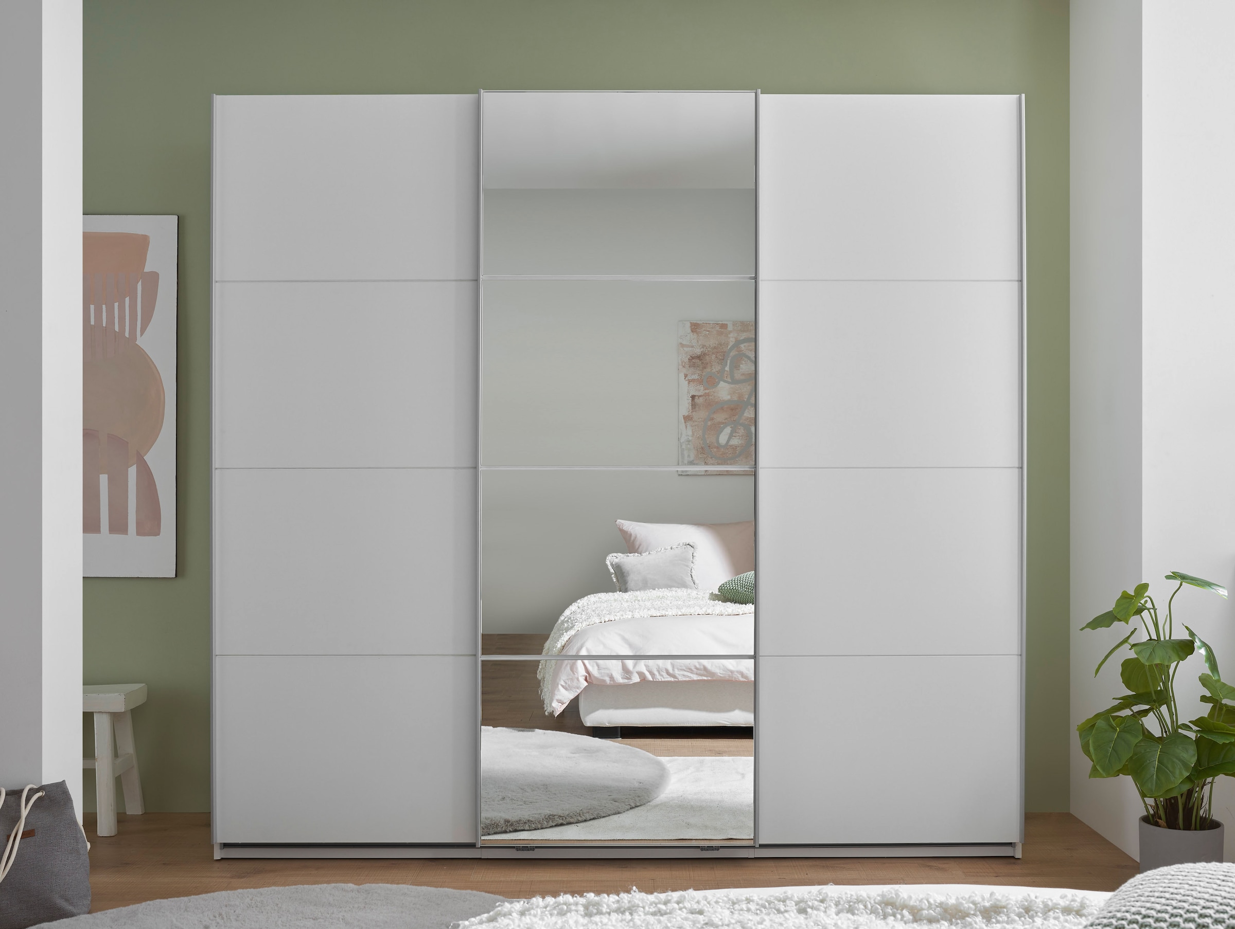 Schlafkontor Schwebetürenschrank »Carano Kleiderschrank, Schiebetürenschrank mit Spiegeltür«