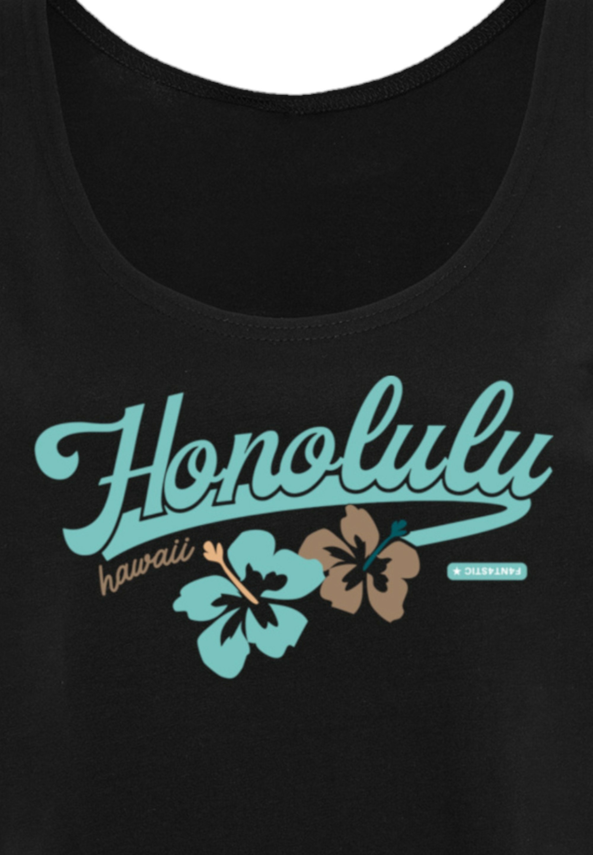 Thumbnail - F4NT4STIC T-Shirt "PLUS SIZE Honolulu" Print