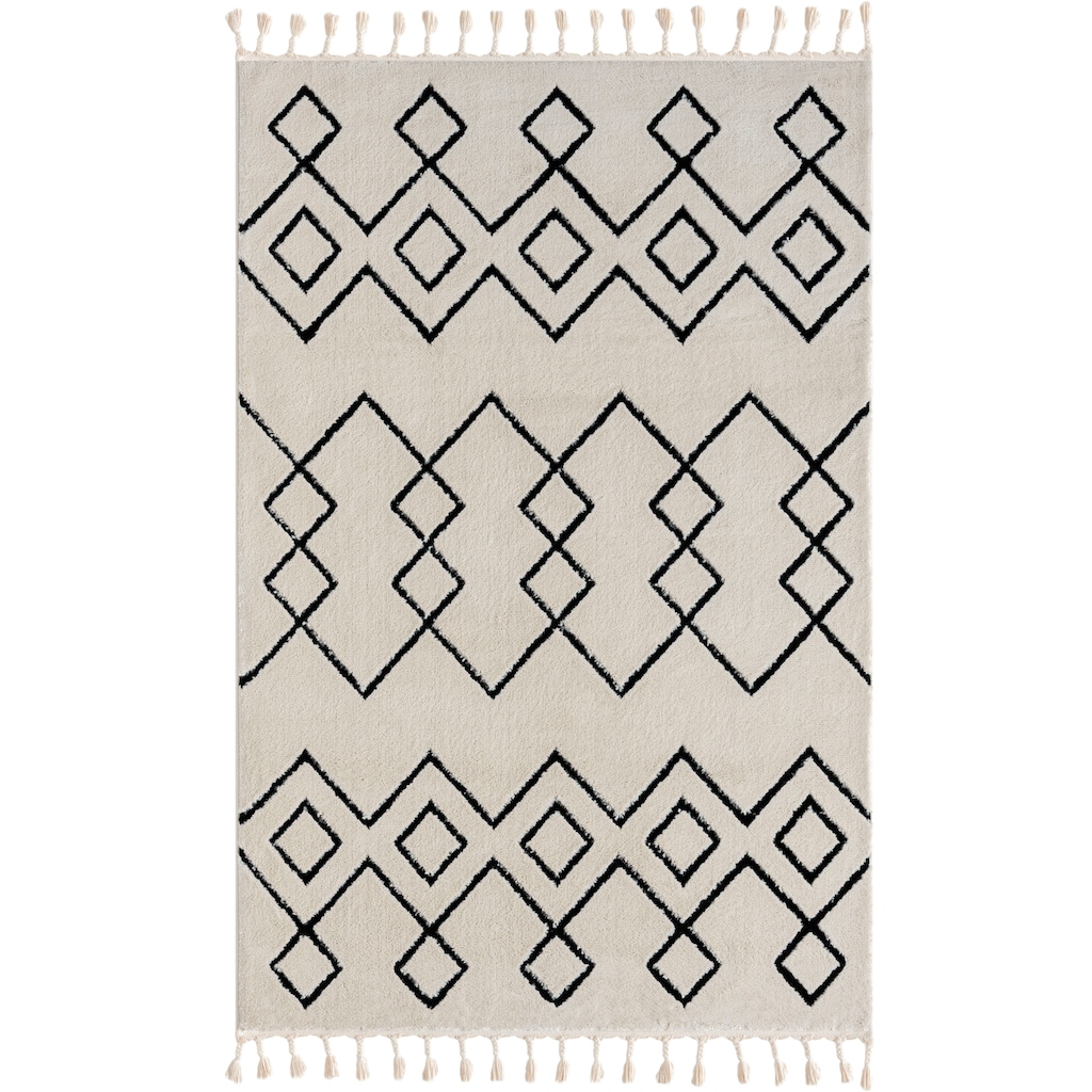 Myflair Möbel & Accessoires Hochflor-Teppich »Moroccan Mural«, rechteckig