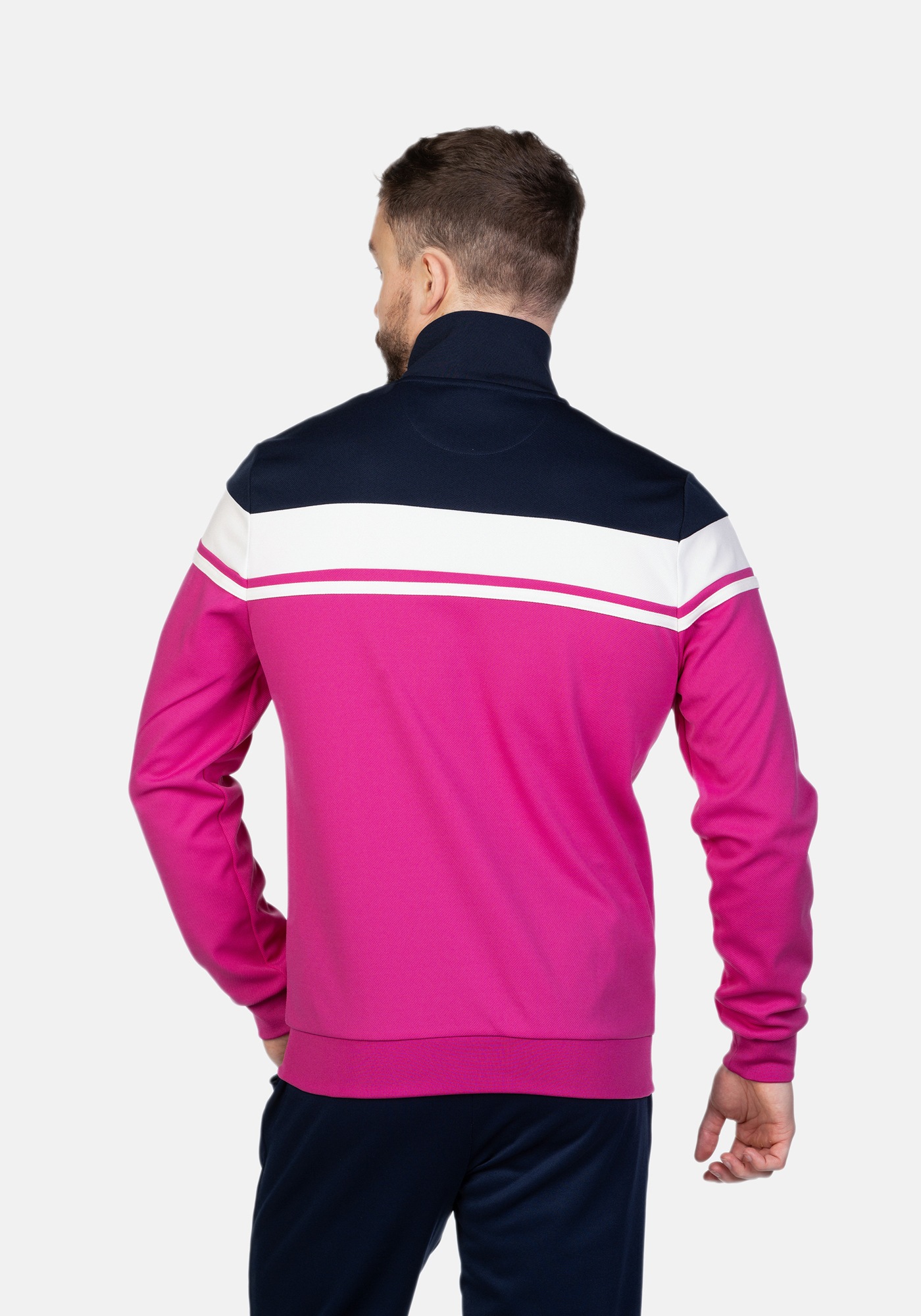 Sergio Tacchini Trainingsjacke »DAMARINDO TRACK TOP Herren«, ohne Kapuze, Trainingsjacke Herren, leichte Jacke, Retro, Sportjacke, Outdoor, Sale