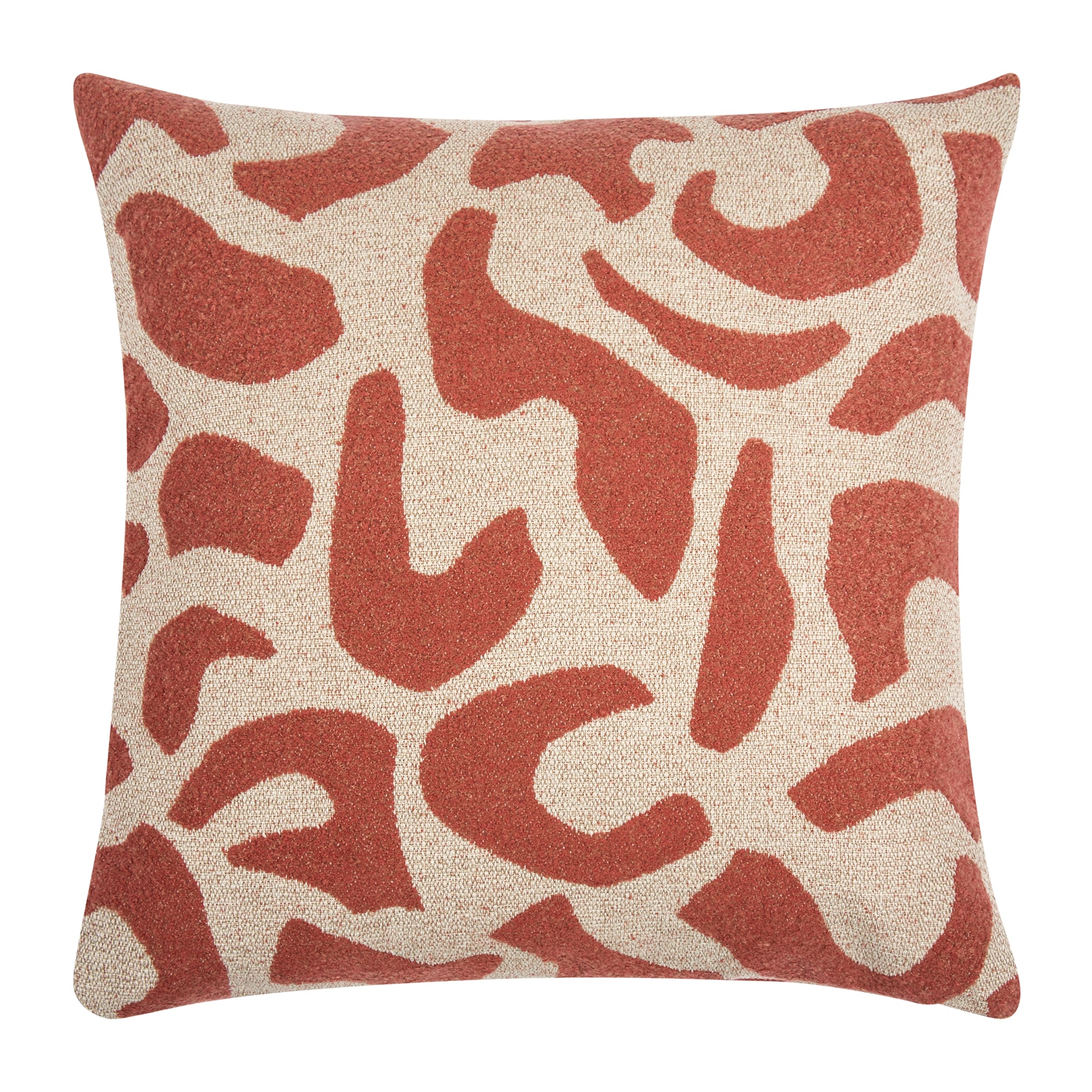 Dekokissen PAD, B:60cm L:60cmrot, Obermaterial: 100% Polypropylen, Dekokissen_Sitzkissen_Kissenhüllen, "Dune", made in Europe