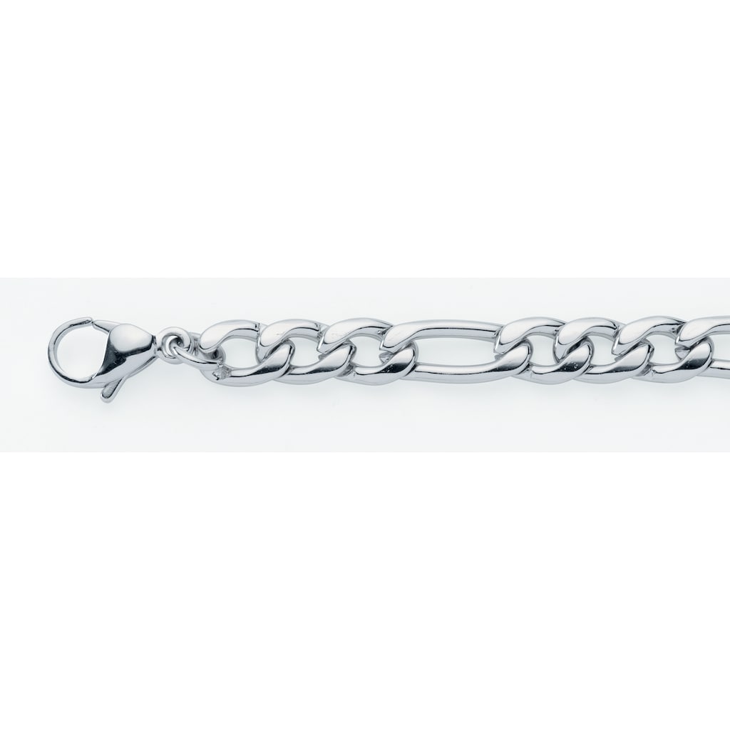 Adelia´s Edelstahlkette »Edelstahl Figaro Halskette 60 cm Ø 7,3 mm«, Edelstahlschmuck für Damen