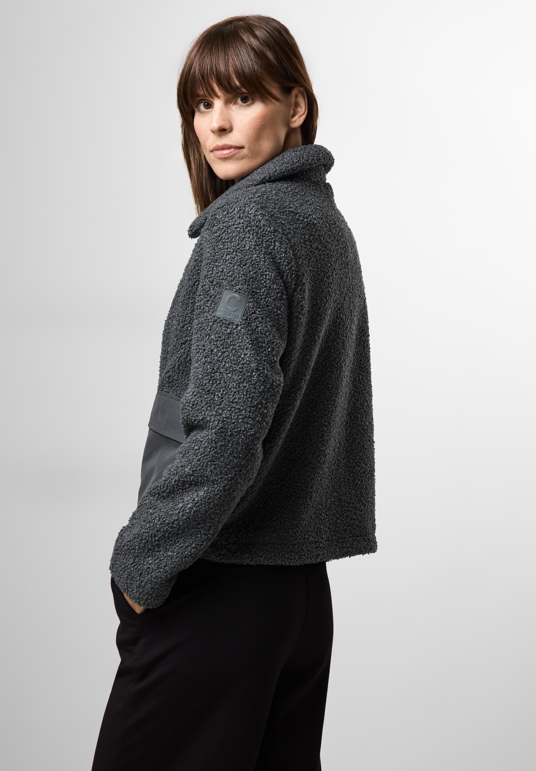 Cecil Fellimitatjacke, ohne Kapuze, super weich