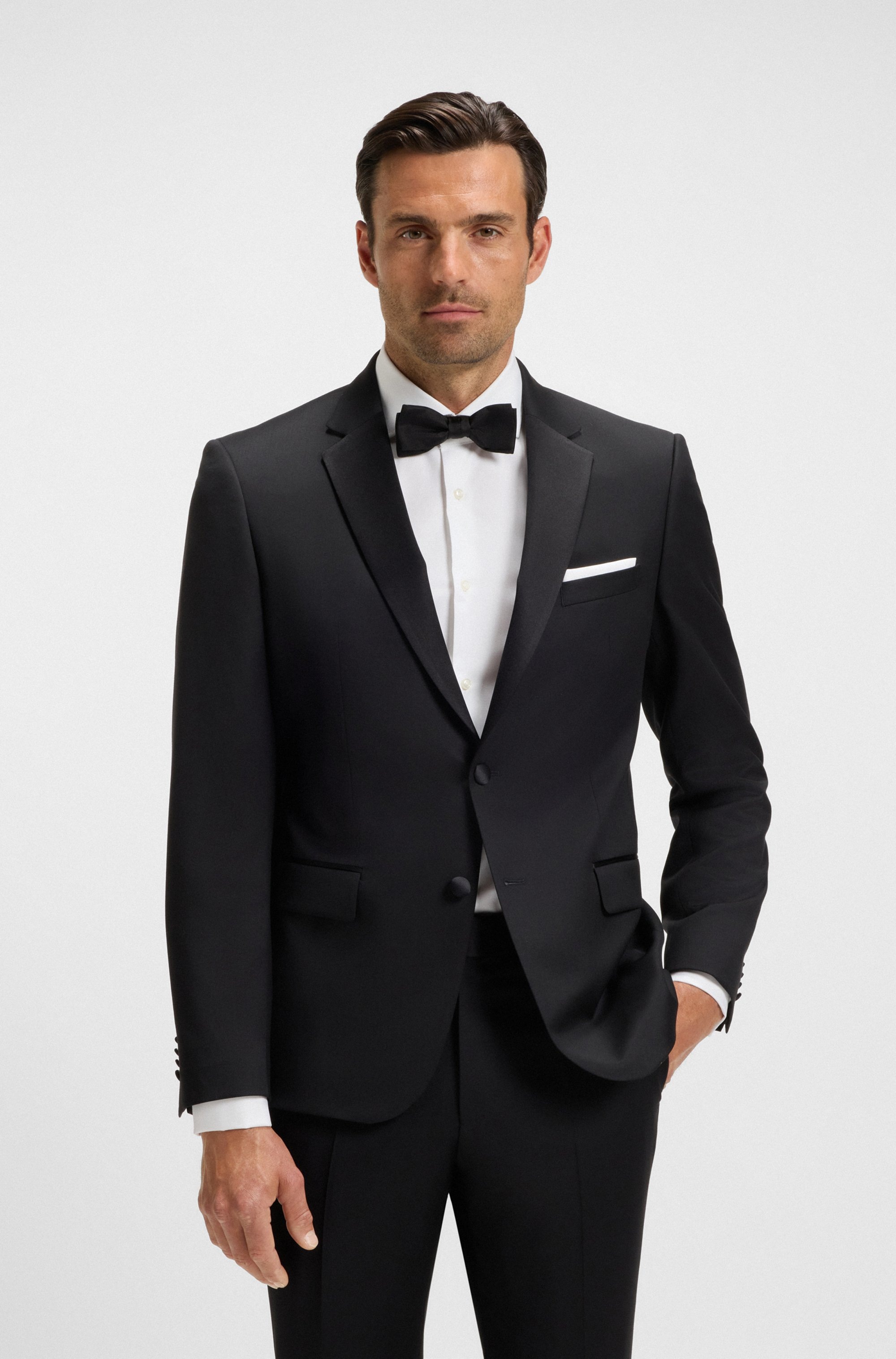 BOSS Fliege »F-BOW TIE«, aus reiner Seide