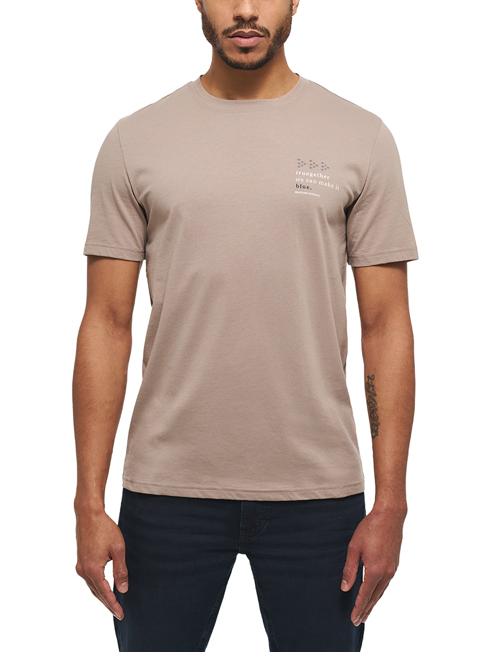 | MUSTANG Kurzarmshirt »T-Shirt« kaufen BAUR ▷