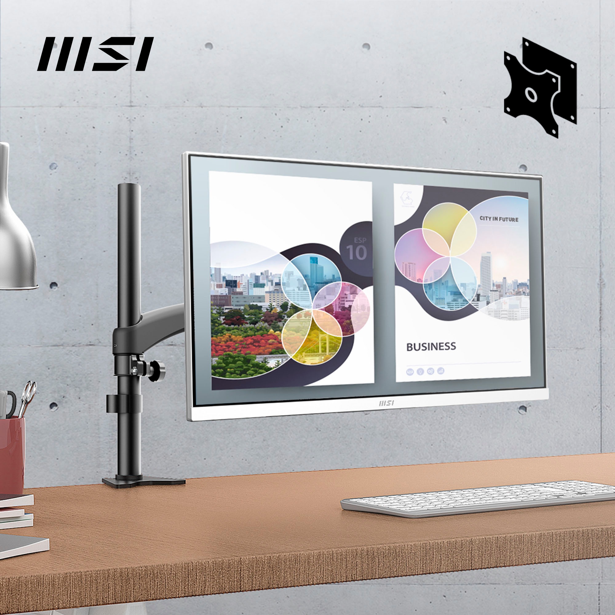MSI LED-Monitor »PRO MP2412W« 60 cm/24 ″  1920 x 1080 px Full HD 1 Reaktionszeit 100 Hz