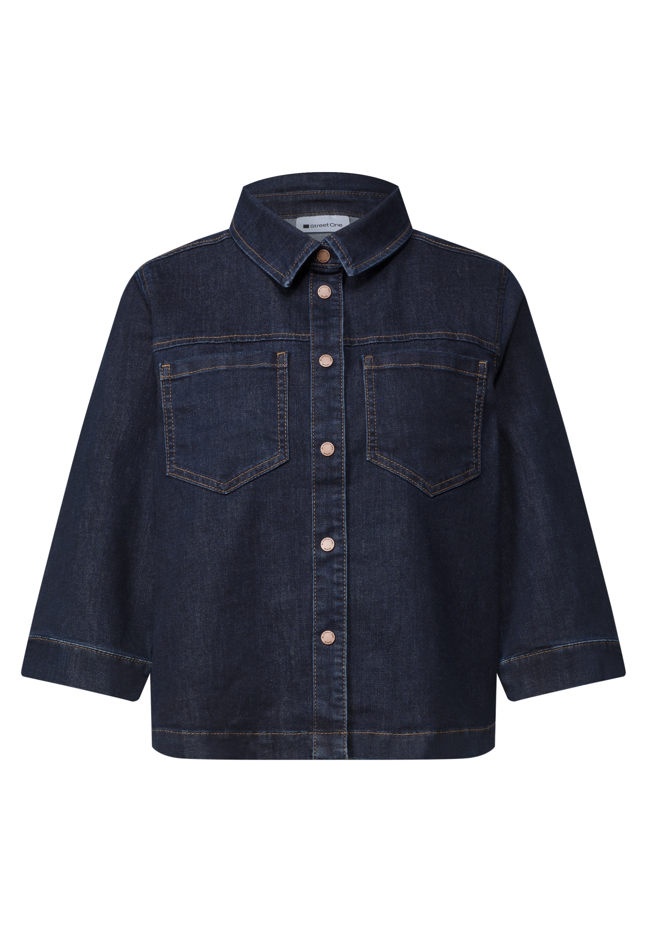 STREET ONE Jeansbluse im Denim-Style