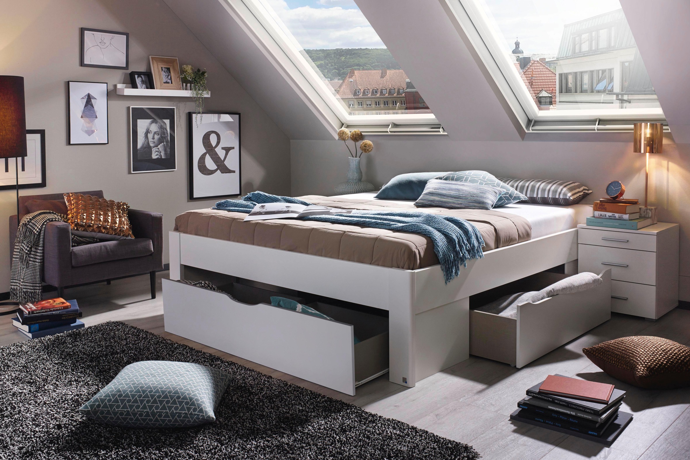 rauch Bett "Scala", mit Schubkästen in 3 Varianten günstig online kaufen