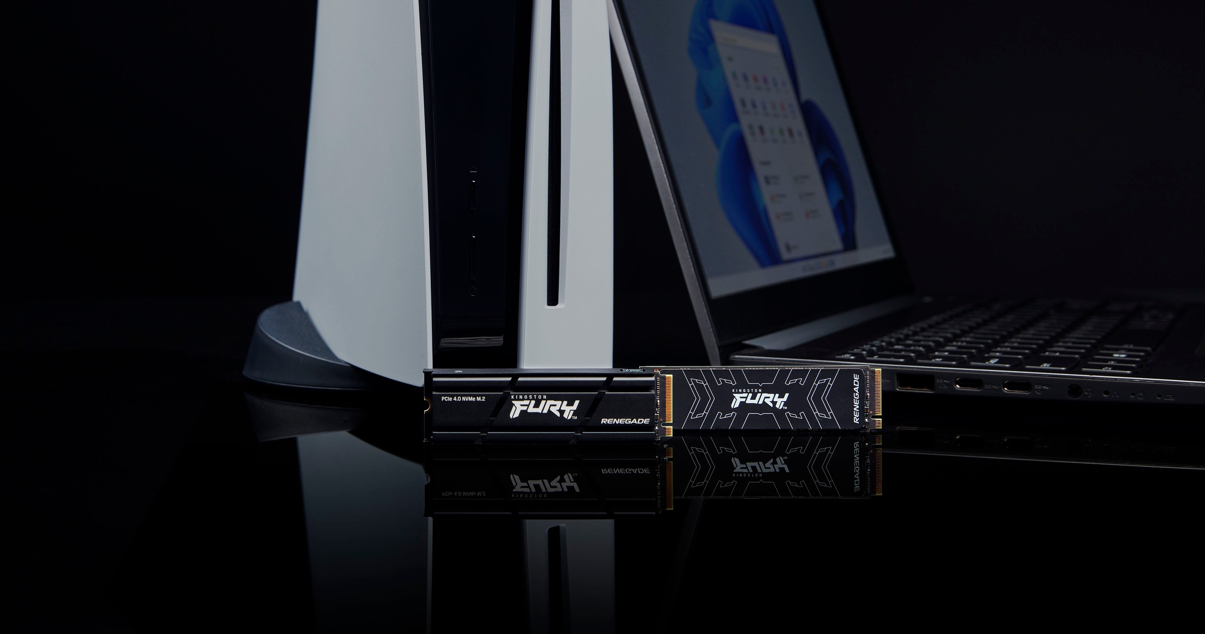 Kingston interne SSD »FURY RENEGADE 500GB«, Anschluss M.2 (2880)