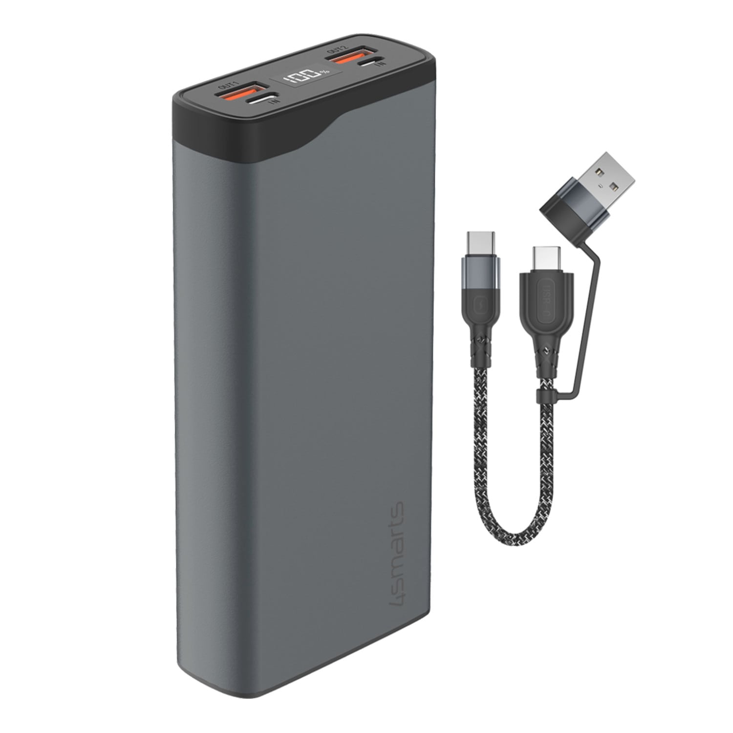 Powerbank »VoltHub Pro 20000mAh«, 4smarts Powerbank VoltHub Pro 20000mAh QuickCharge...