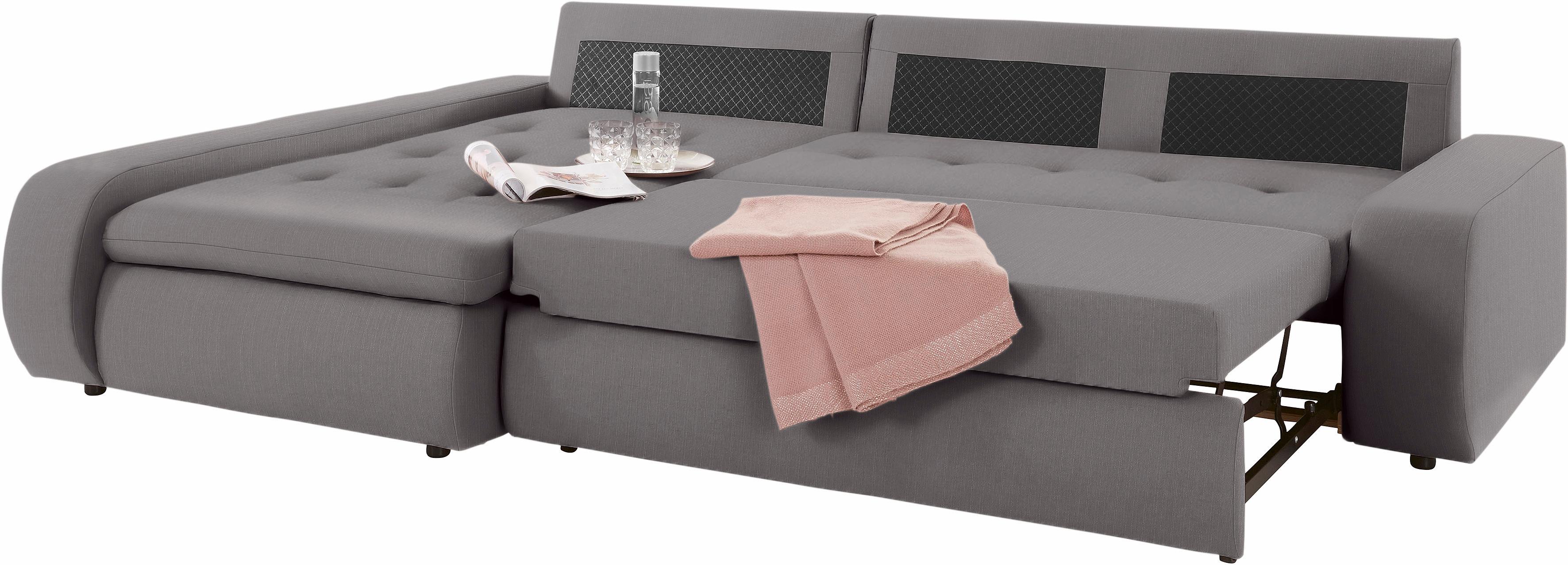 Thumbnail - TRENDMANUFAKTUR Ecksofa "Indie II, tolle Detailverarbeitung, bequem und komfortabel im Sitz", XL und XXL, wahlweise mit ...