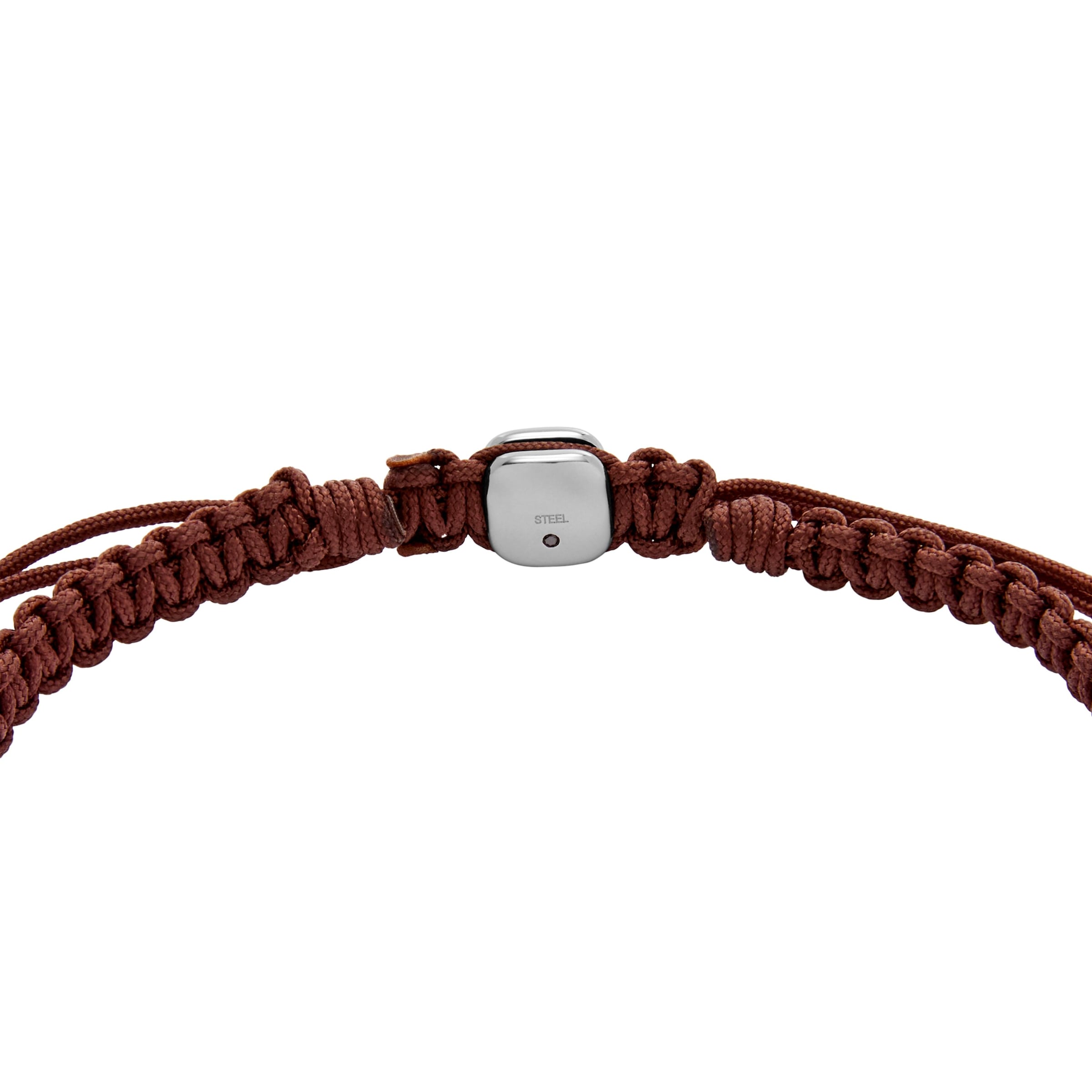 Fossil Armband »Schmuck Geschenk Edelstahl Nylon JEWELRY Makramee, JF04853040«, mit Tigerauge