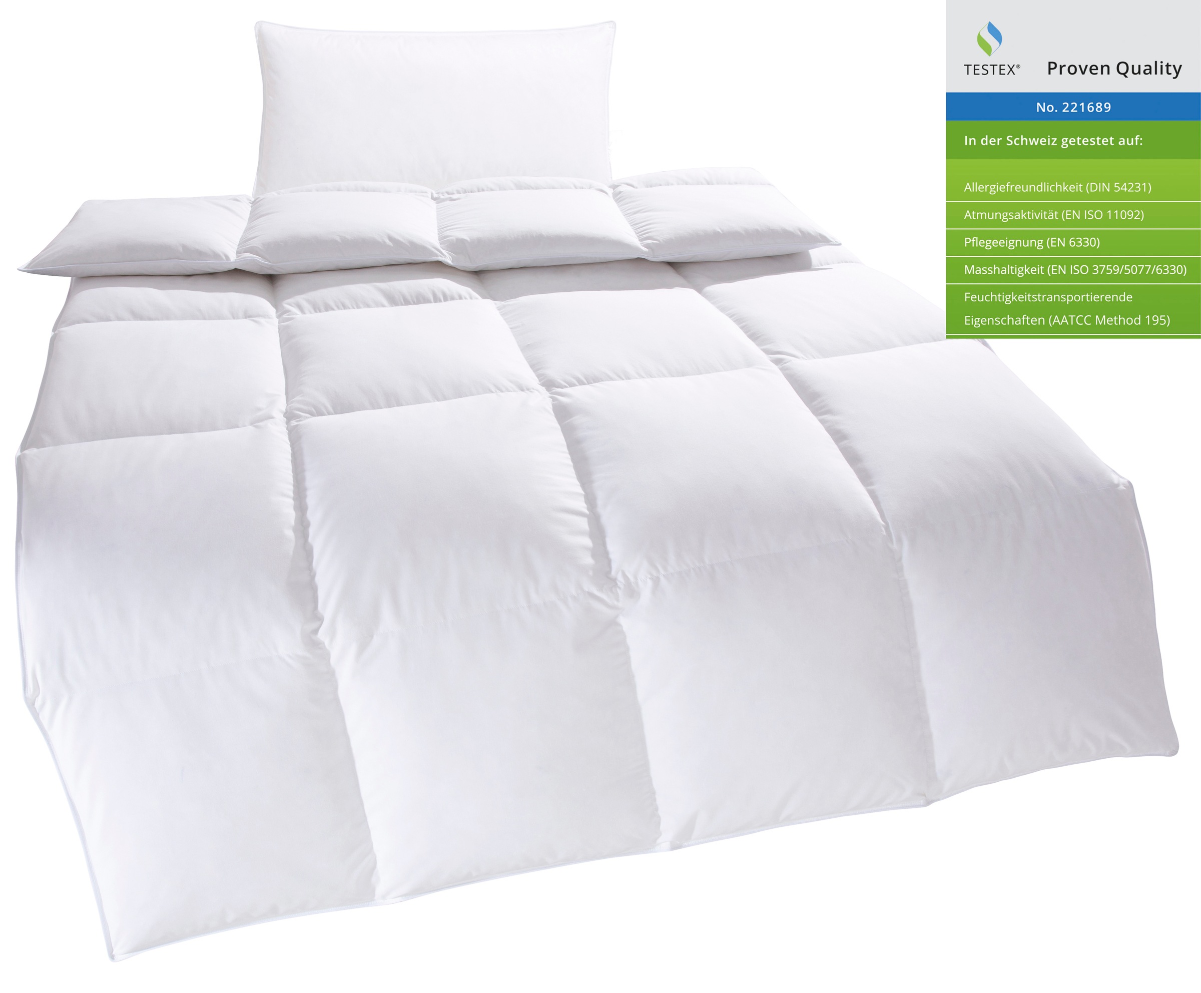 OTTO home Kassettenbett + Kopfkissen "RINA, Bettdecke in 135x200 & 155x220 günstig online kaufen