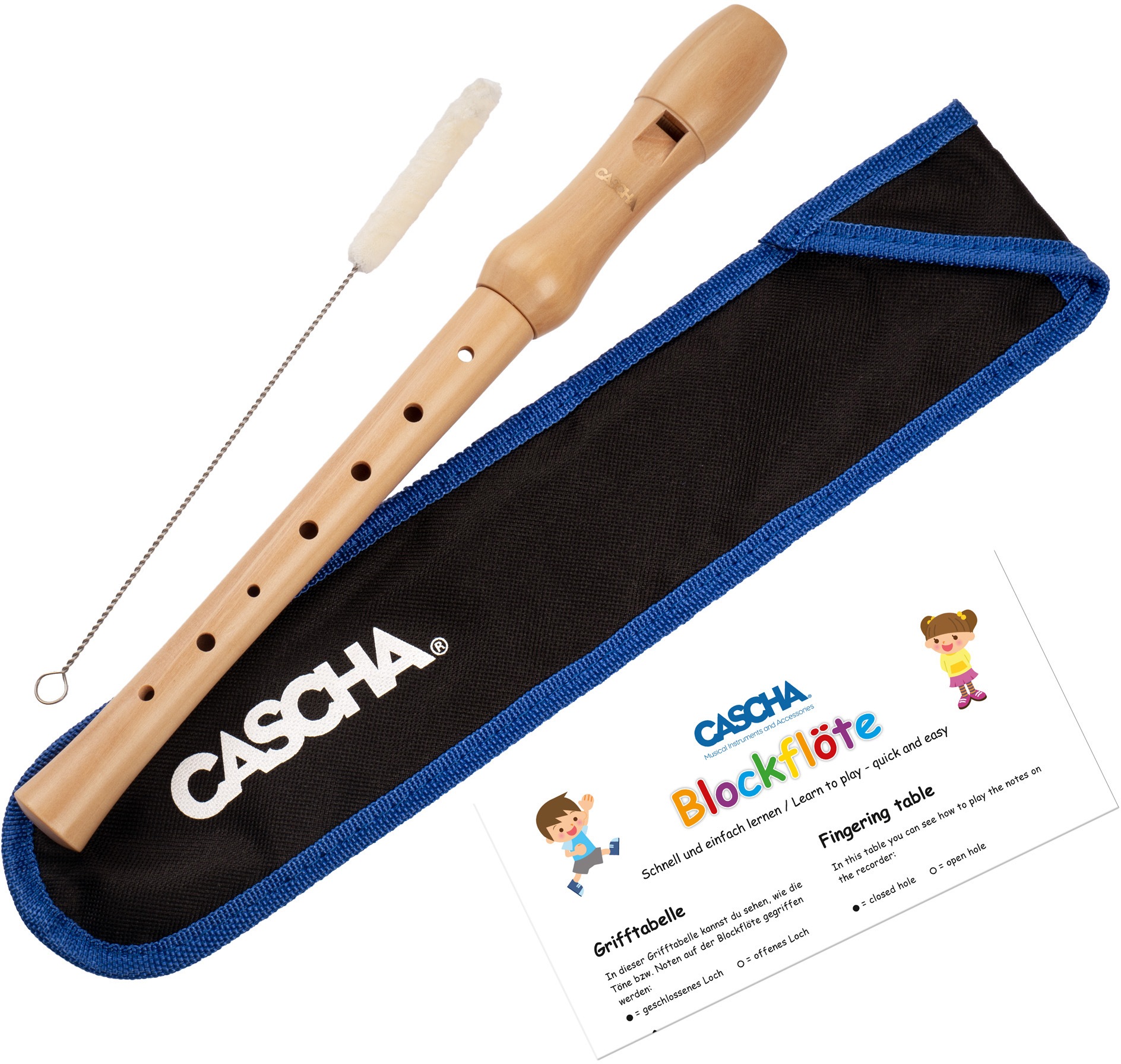 Blockflöte Deutsche Griffweise, Sopran C-Dur (Deutsch)