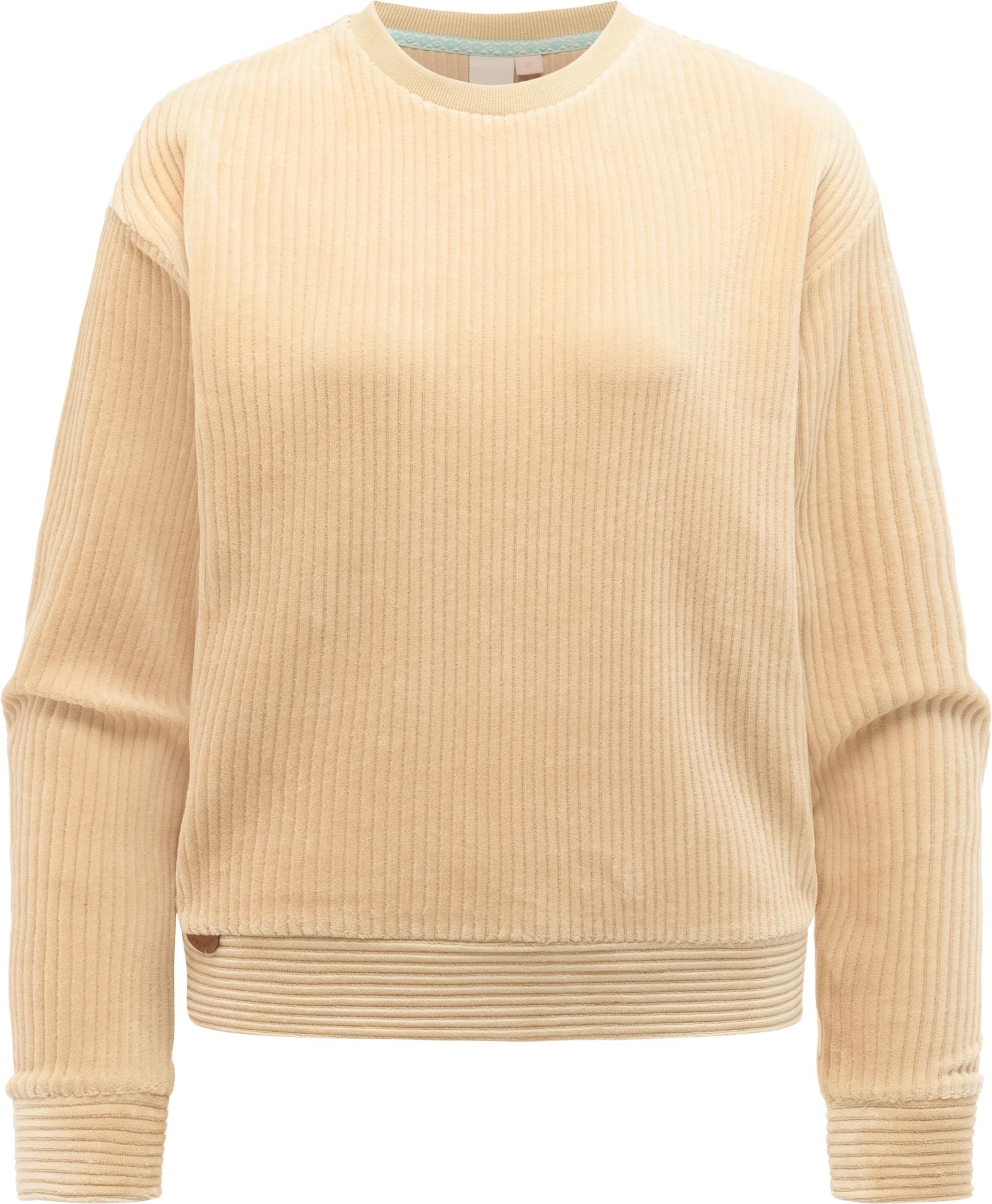 Ragwear Sweatshirt "Dellani Cordy", Langarm Oberteil in Kord-Optik