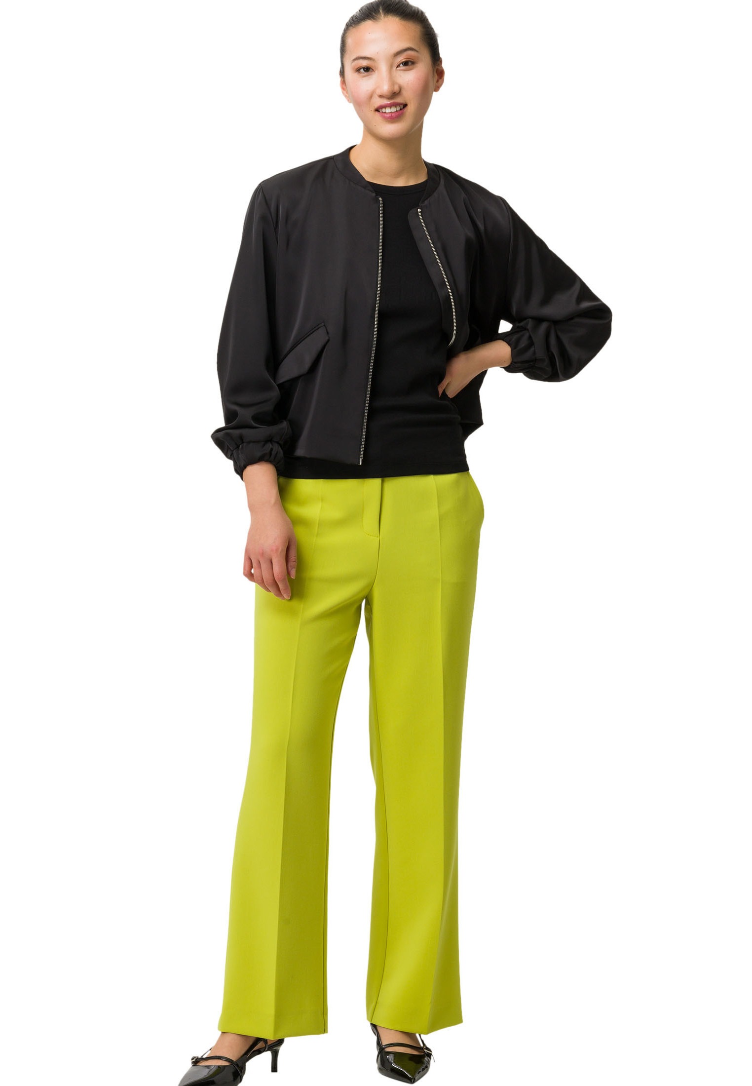 Zero Tanktop »zero Riptop mit seitlicher Raffung«, Plain/ohne Details