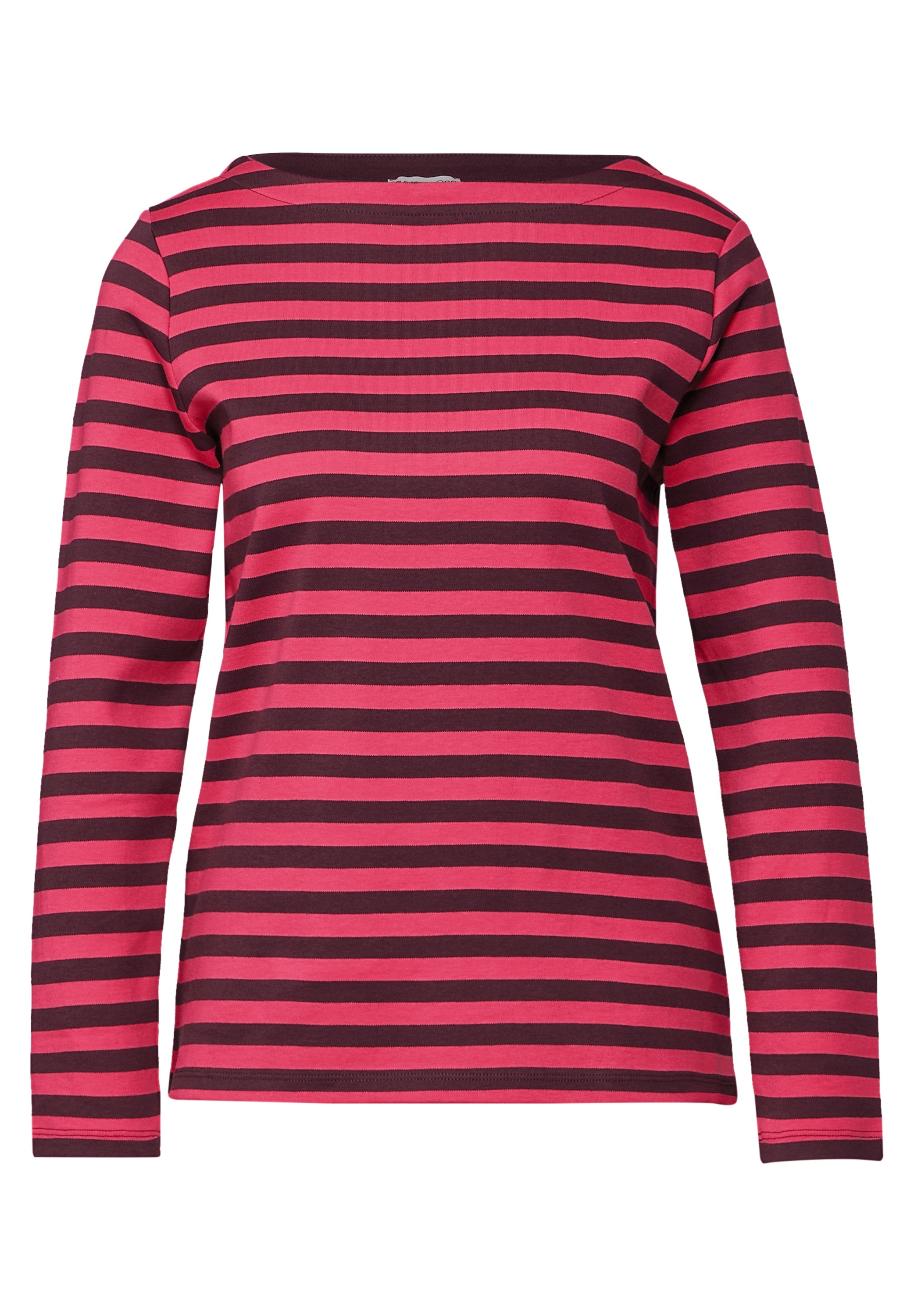STREET ONE Langarmshirt, aus reiner Baumwolle