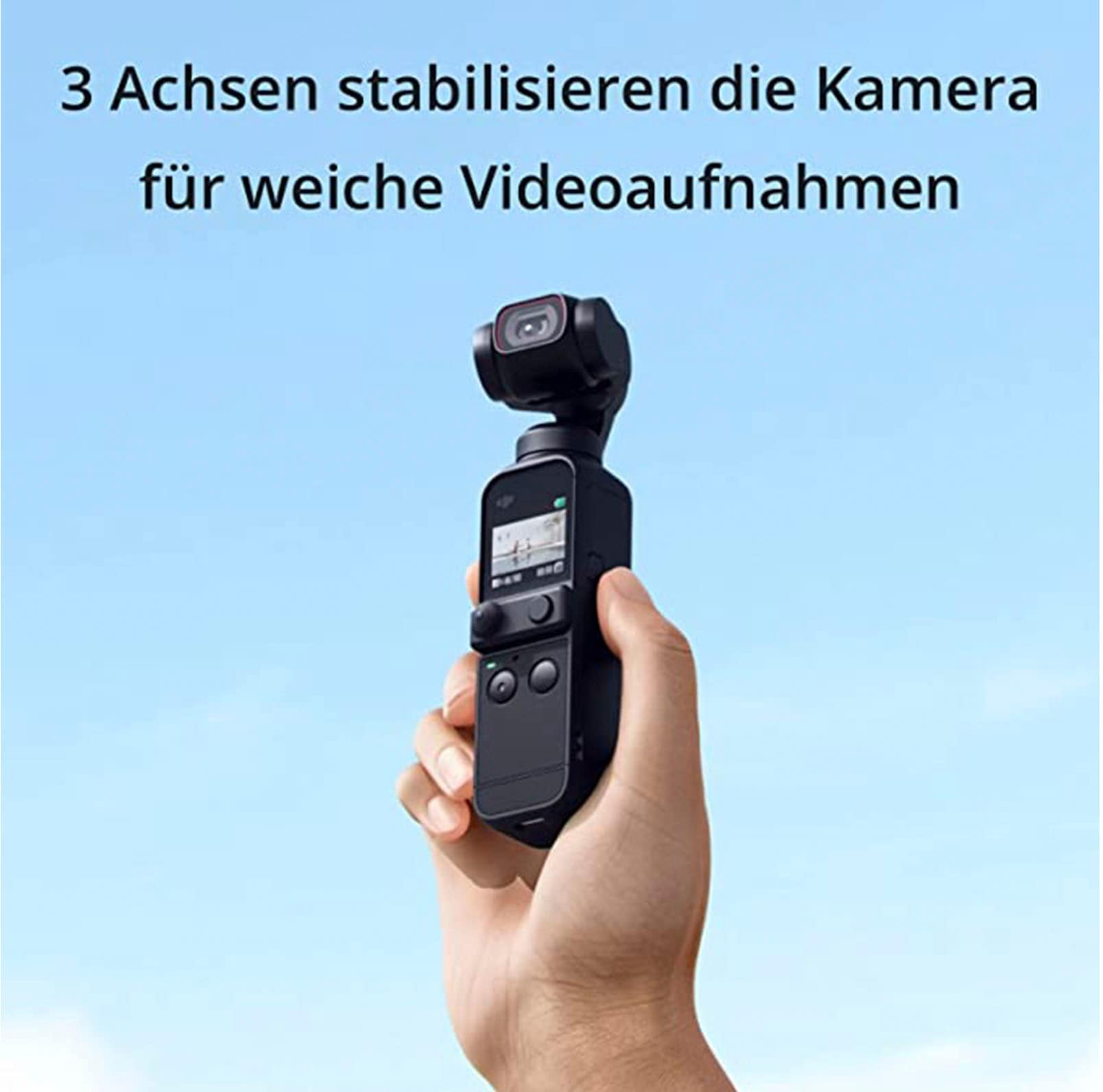 DJI Gimbal »Pocket 2«, (1 St.), 64 MP hochauflösendes Foto, 1/1.7” CMOS, Slow Motion, Livestreaming