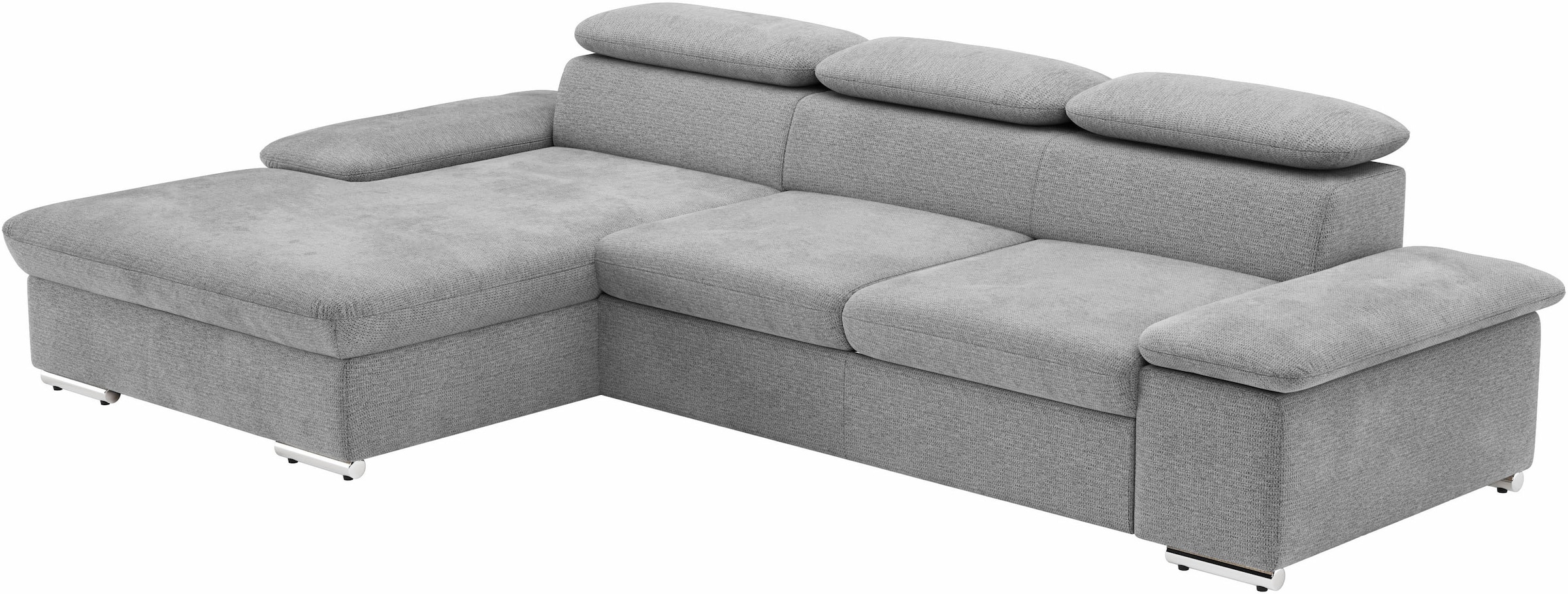 sit&more Ecksofa »Valantine L-Form«, inkl. Kopf- und Armteilverstellung, wahlweise mit Bettfunktion