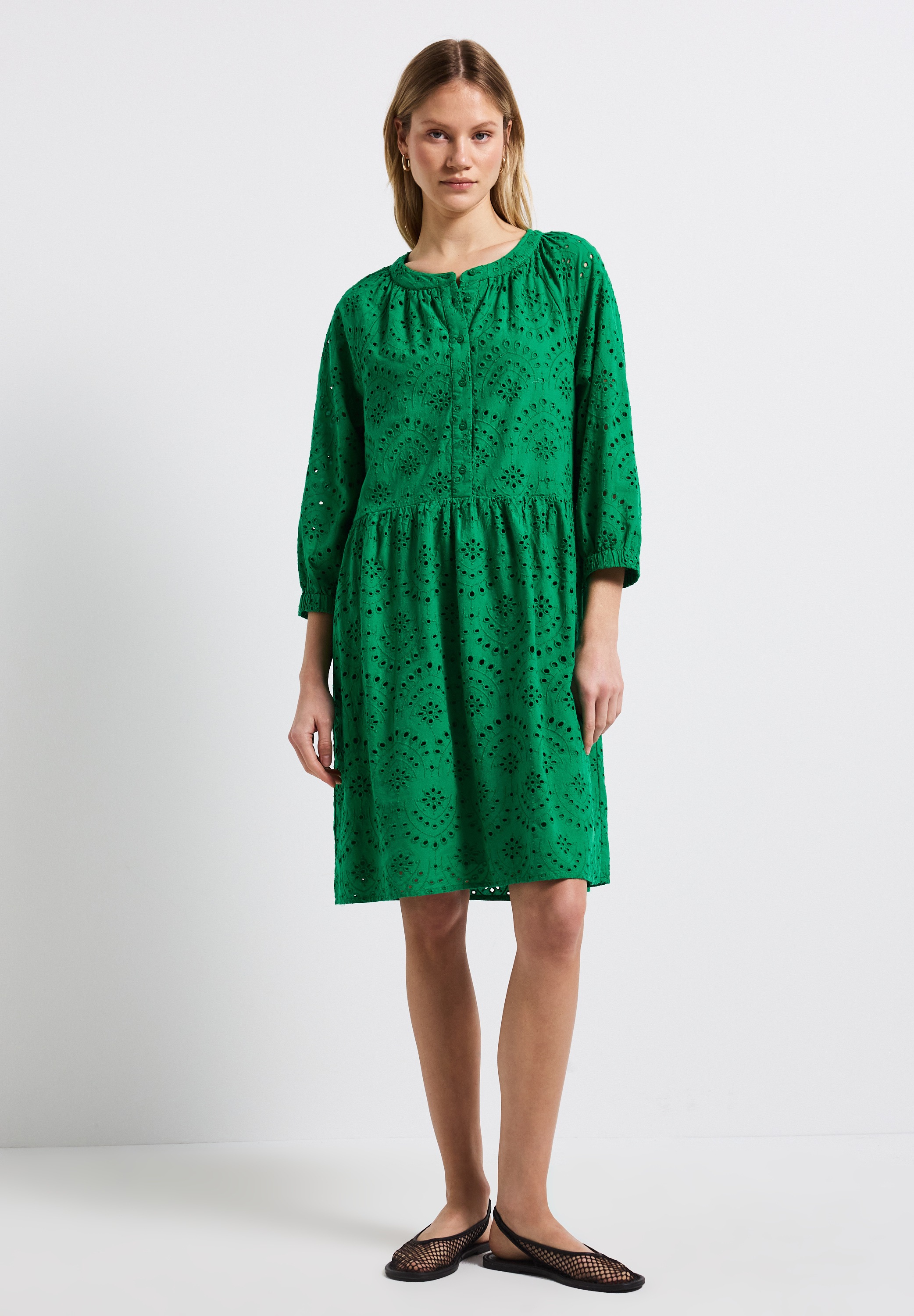 STREET ONE Tunikakleid Ohne Taschen mit Rundhalsausschnitt günstig online kaufen