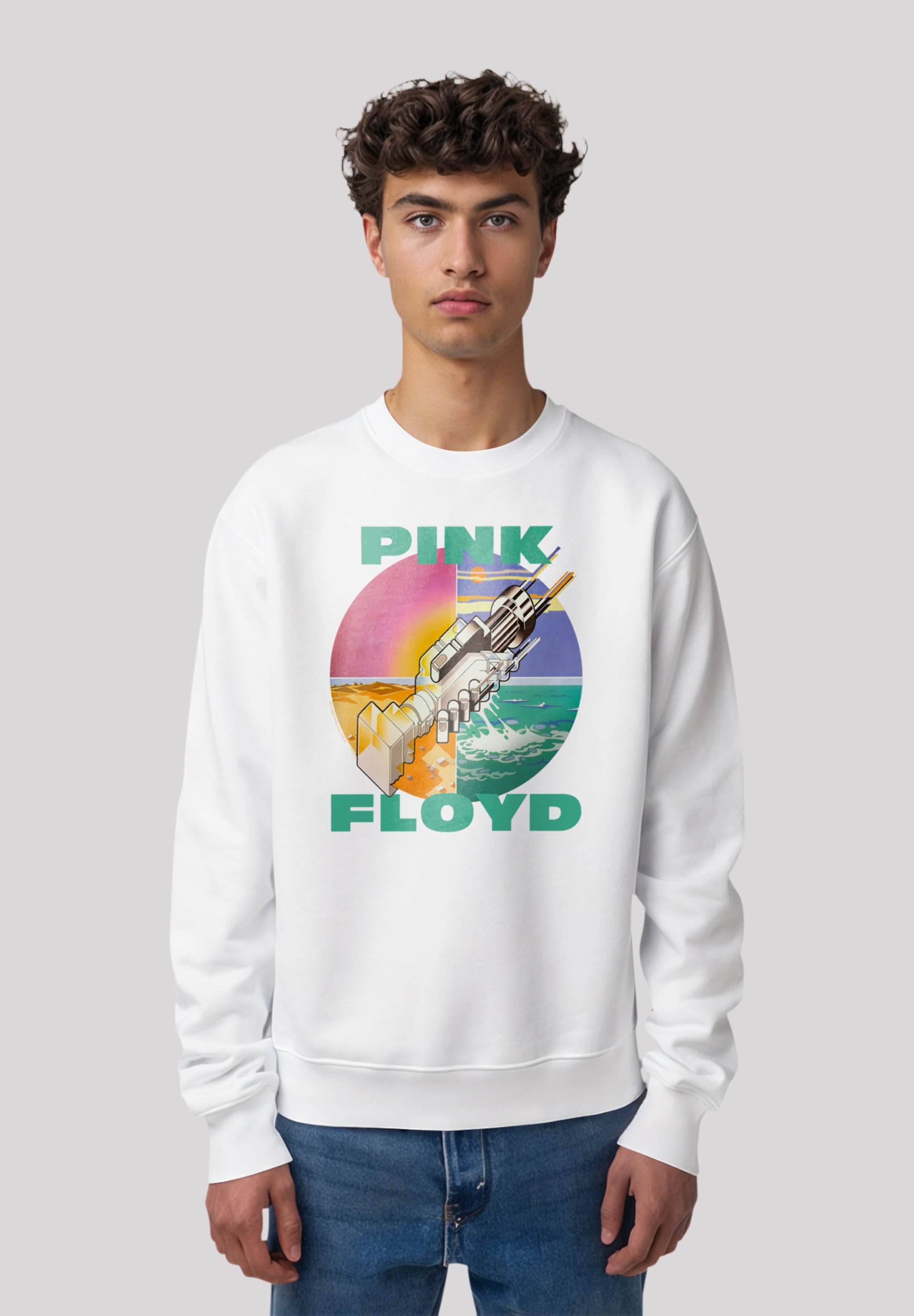 F4NT4STIC Sportinio stiliaus megztinis »Pink Flo...