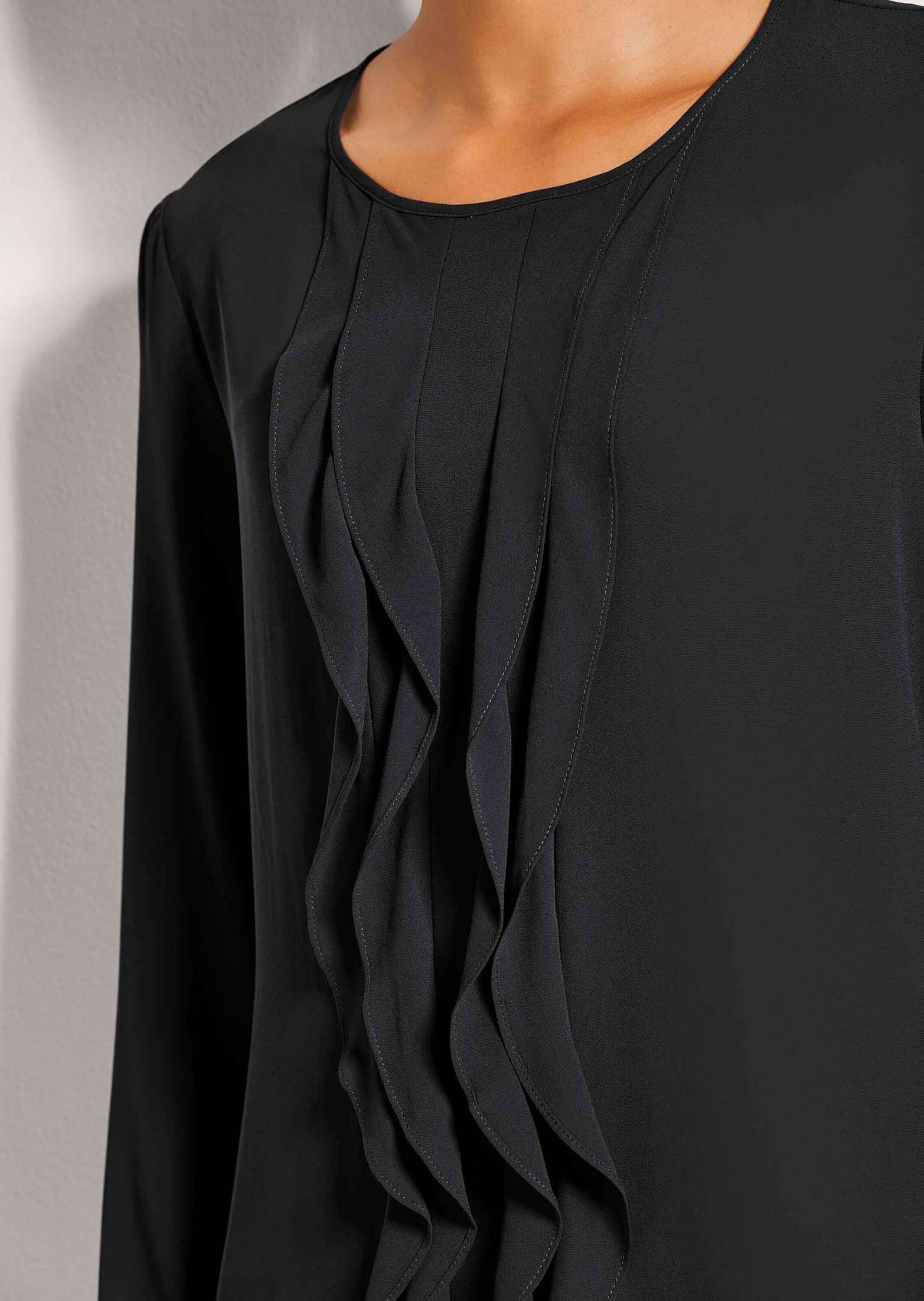 MADELEINE Langarmbluse »Bluse Leichte Rundhals-Bluse«