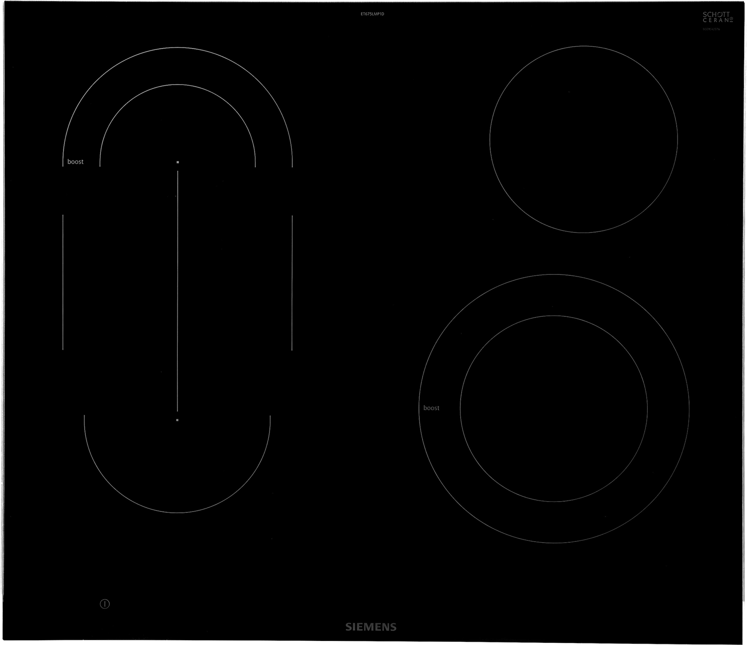 SIEMENS Elektro-Kochfeld von CERAN® BAUR | SCHOTT ET675LMP1D »ET675LMP1D«