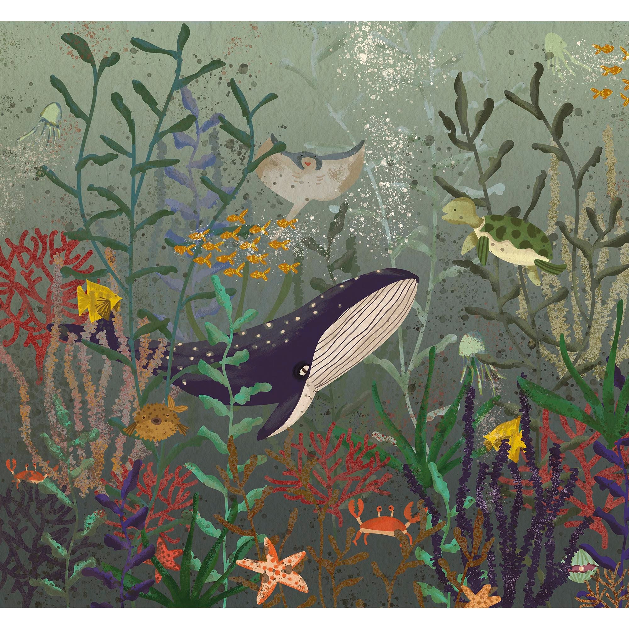 Art for the home Mural Under the Sea Mural 126161FXST