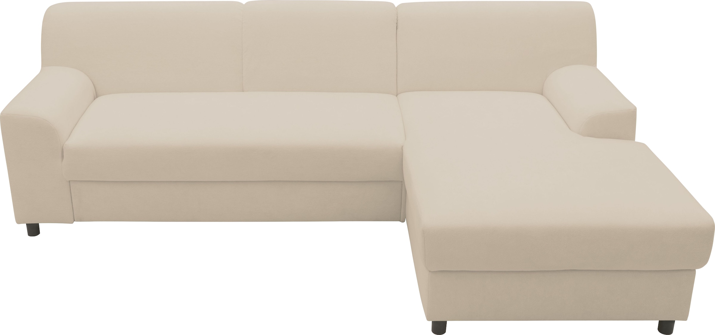 INOSIGN Ecksofa »Turah 2, L-Form, in Cord u. wasserabweisender Microfaser, Federkern«, B/T/H: 241/146/79 cm, incl. Zierkissen, wahlweise mit Bettfunktion