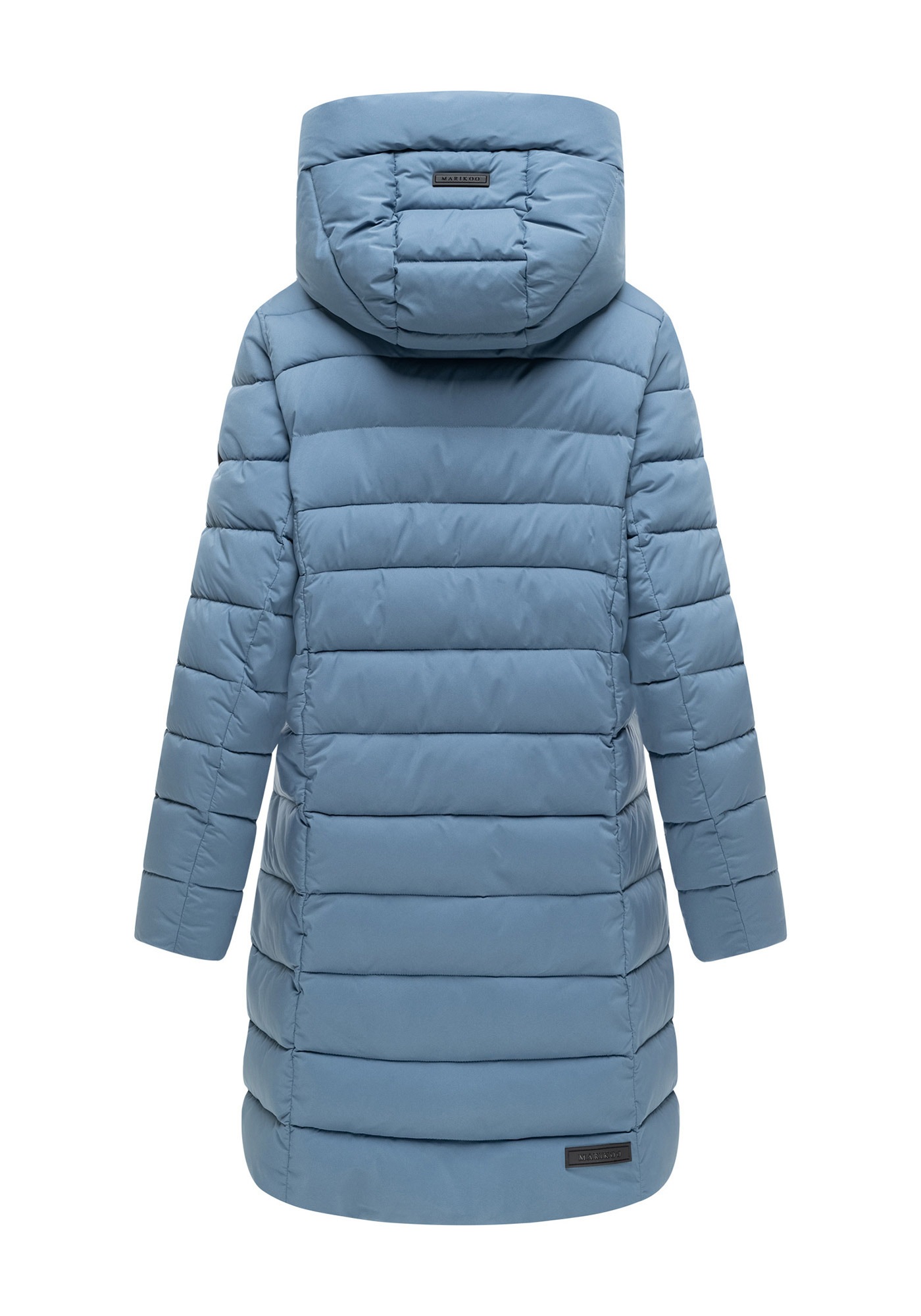 Marikoo Winterjacke »Nanoraa« mit Kapuze Winterjacke mit horizontaler Steppung, hohem Kragen & Kapuze