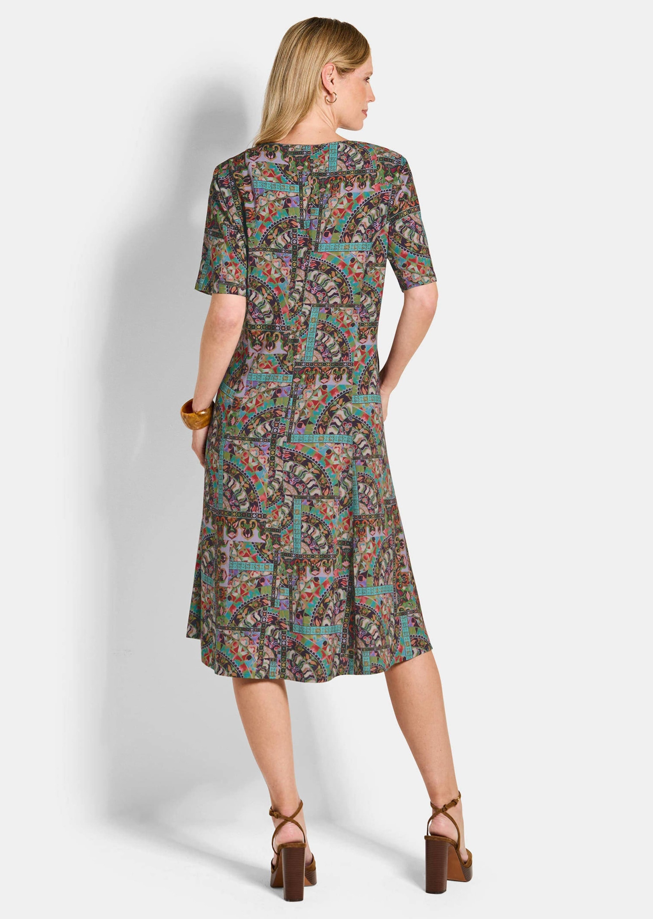 GOLDNER Sommerkleid »Farbenfrohes Kleid aus reiner Viskose«