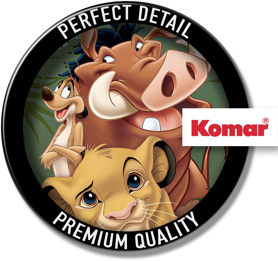 Komar Bild »Lion King Carefree Trio«, Disney, (1 St.), Wandbild zur Dekoration im Kinderzimmer - ohne Rahmen