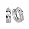 dKeniz Paar Creolen »925/- Sterling Silber Hochglanz Design Ohrring«