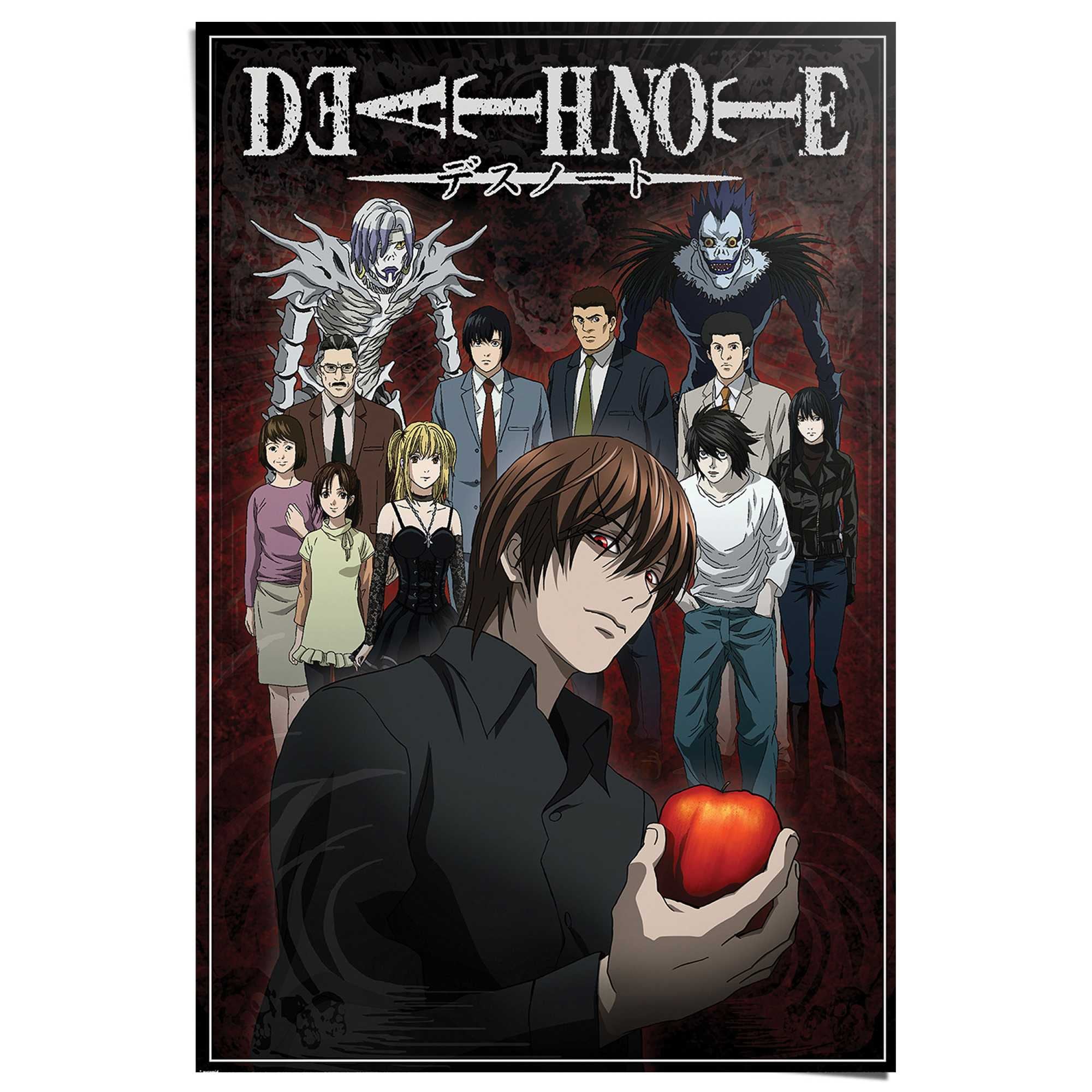 Reinders Poster "Death Note" günstig online kaufen