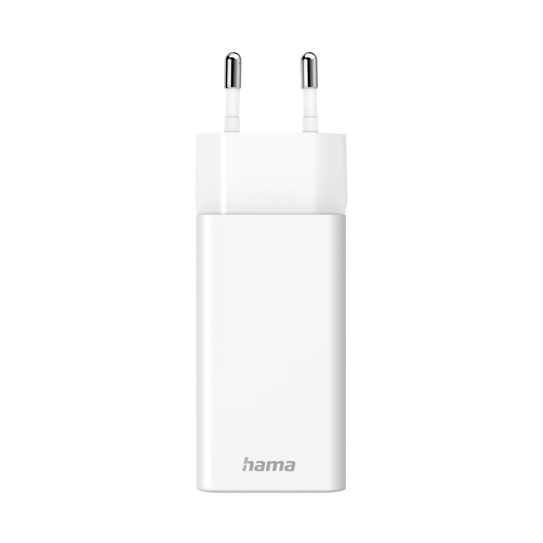 Hama Schnelllade-Gerät »Schnellladegerät, GaN, 1x USB C PD, 1x USB A QC, Mini Ladegerät, 65 W«