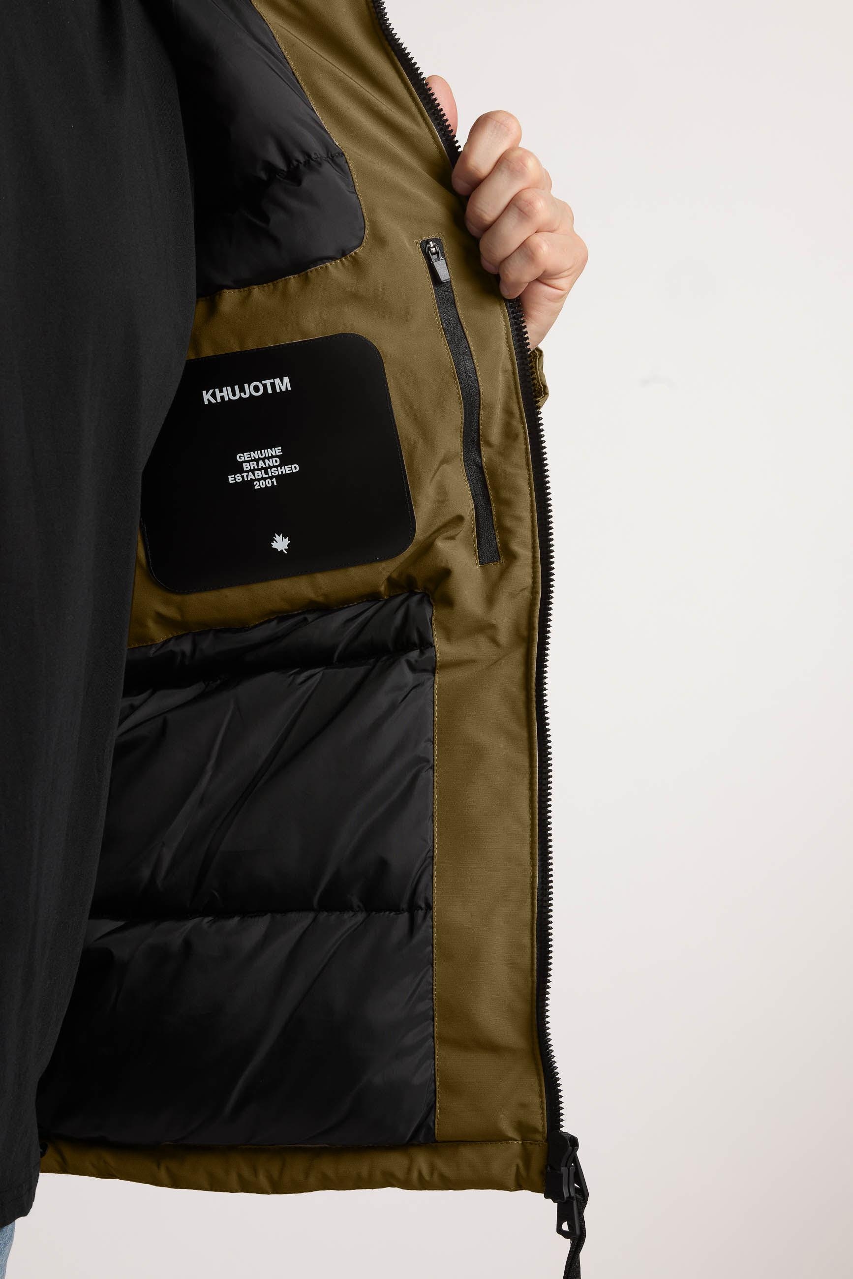 khujo Outdoorjacke »Oreg« mit Kapuze Modische Herren Winterjacke mit großen Pattentaschen